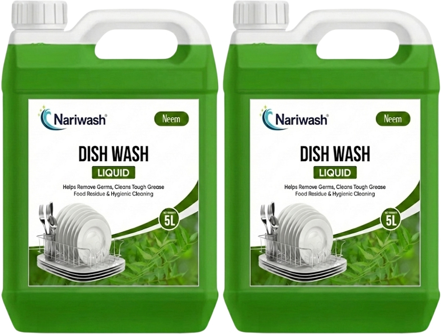 Image of Bumily dish wash cleaning gel power of lemon & neem fragrance non acidic(5+5ltr combo) Dish Cleaning Gel (multi-fragrance, 10 L)