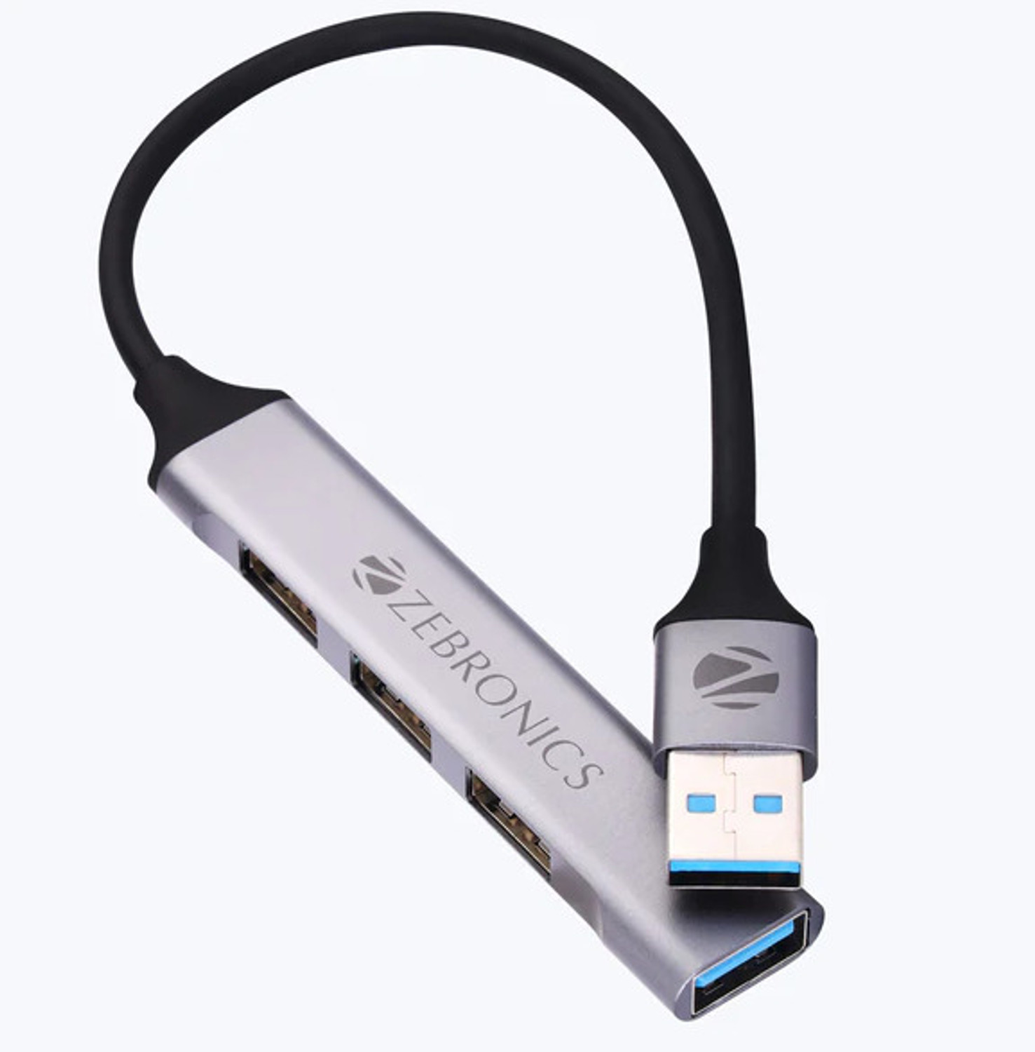 Image of EVM 4K HDMI, 2X USB 3.0, RJ45 Ethernet, 5-in-1 HUB with Type C Input - High-Speed Data Transfer with Multiport HUB Docking Station (Grey)