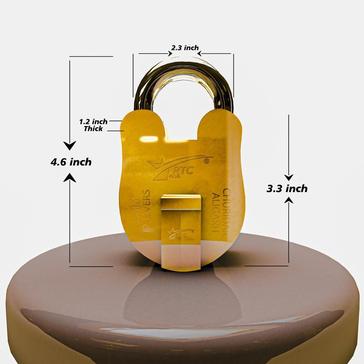 Image of Relic GORGEOUS DOOR LOCK Padlock (Silver)