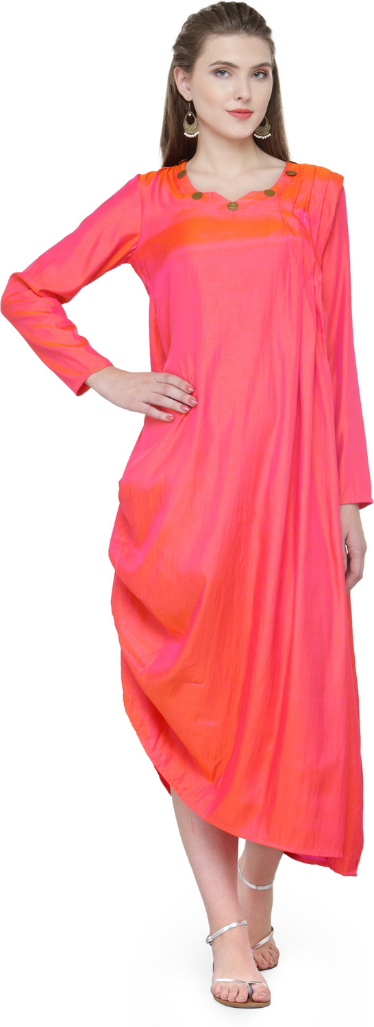Image of Oomph! Women A-line Light Blue Knee Length Dress