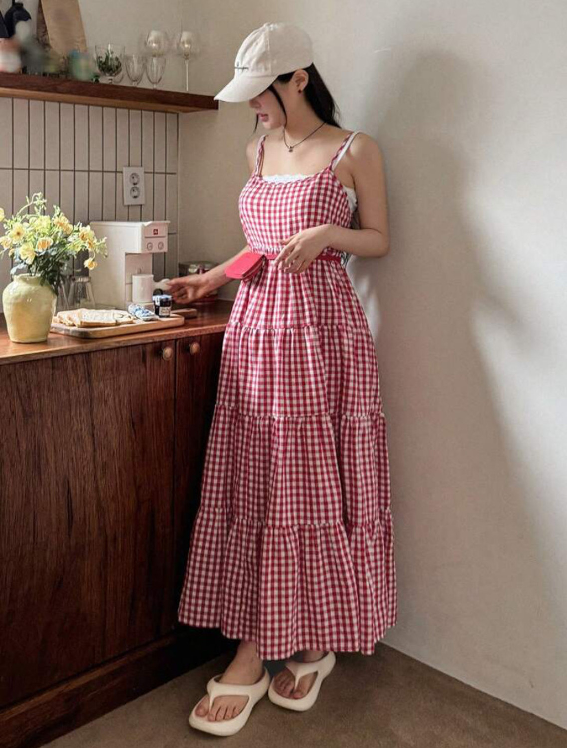 Tamina Women A-line Pink Maxi Dress - Image 1