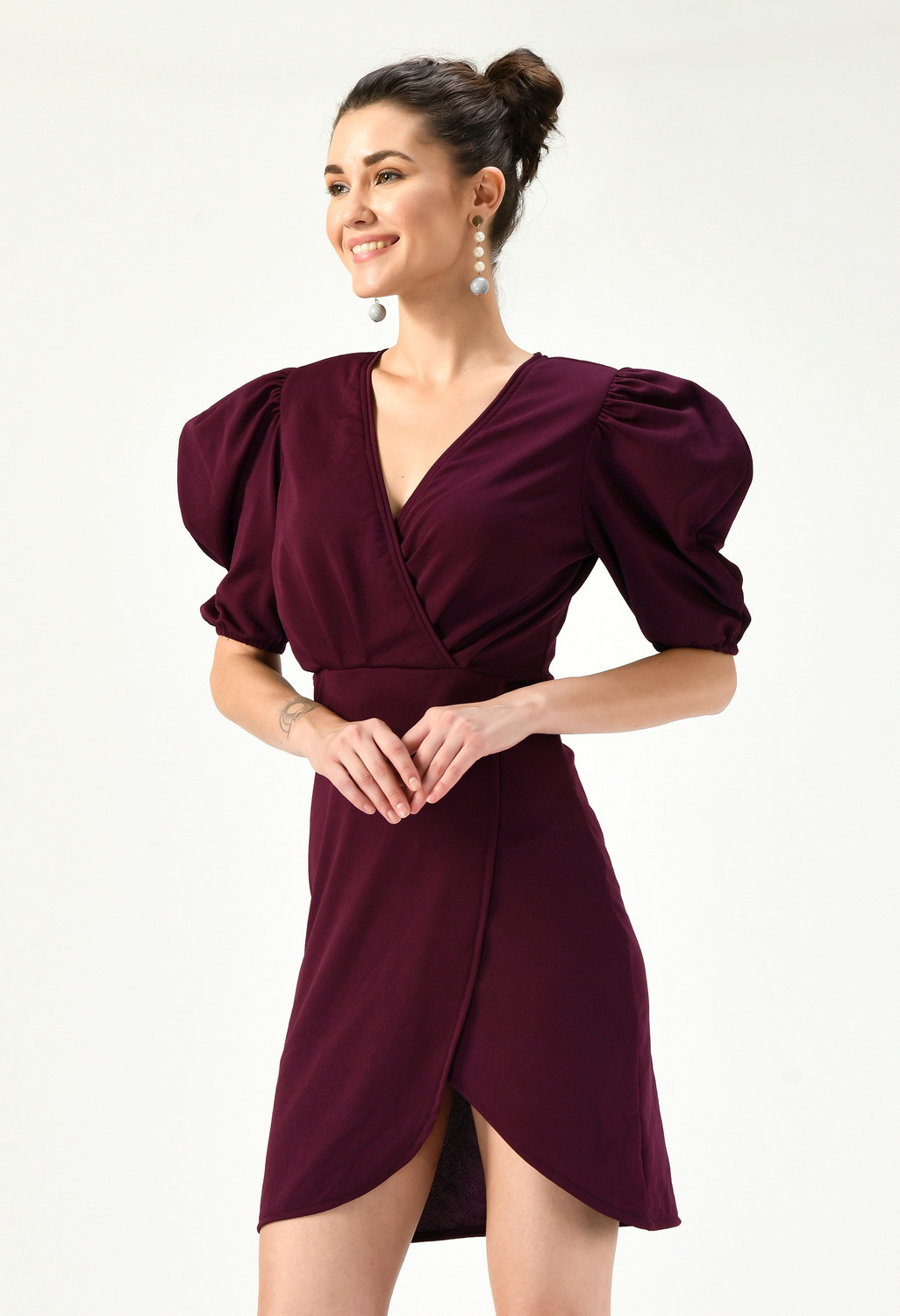Image of Mast & Harbour Women Sheath Green Midi /Calf Length Dress