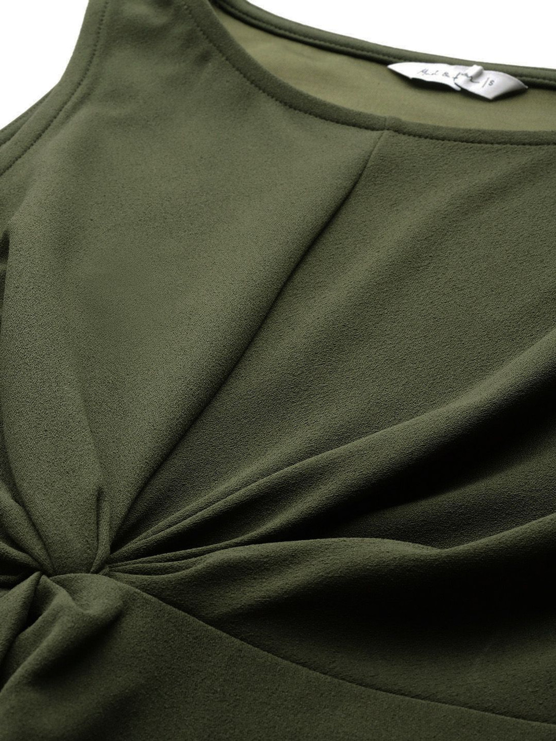 Image of Mast & Harbour Women Sheath Green Midi /Calf Length Dress