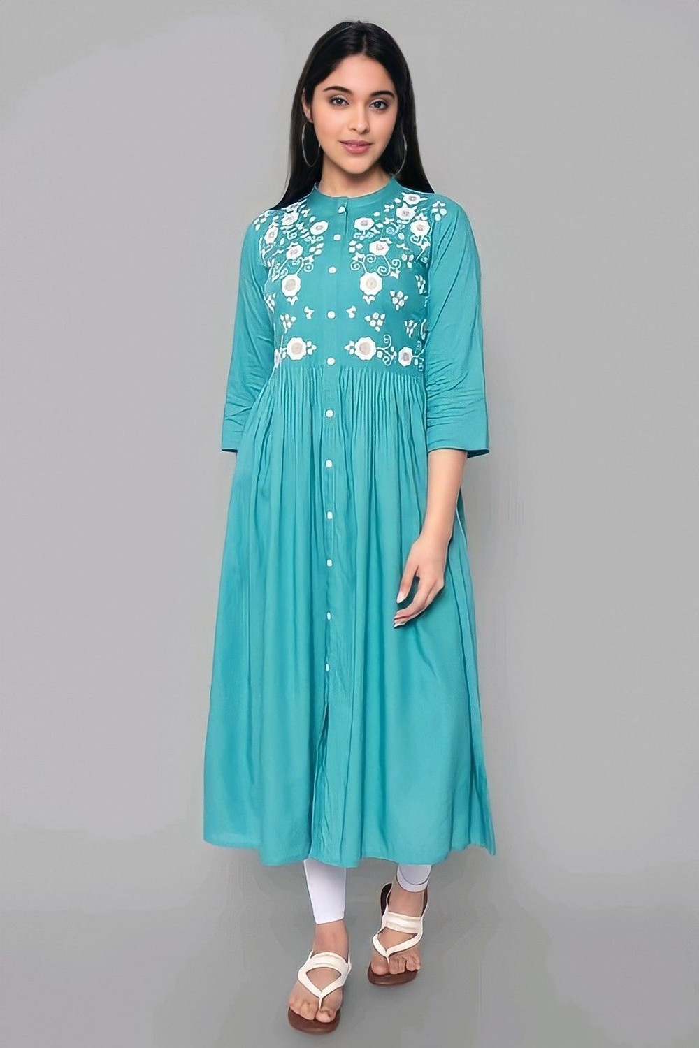 Image of BRINNS Women A-line Brown Knee Length Dress