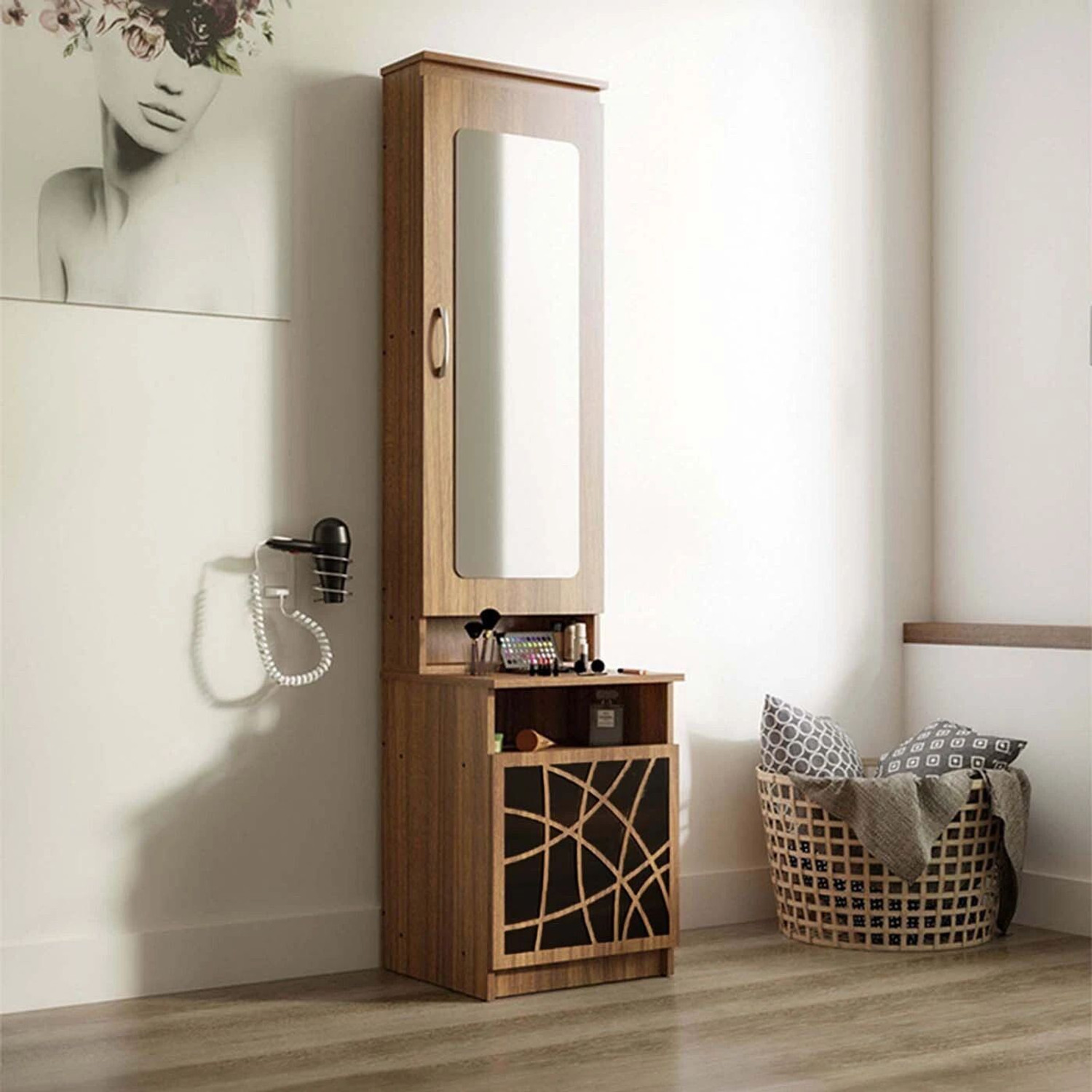 NEUDOT PARIS DST Engineered Wood Dressing Table - Image 1