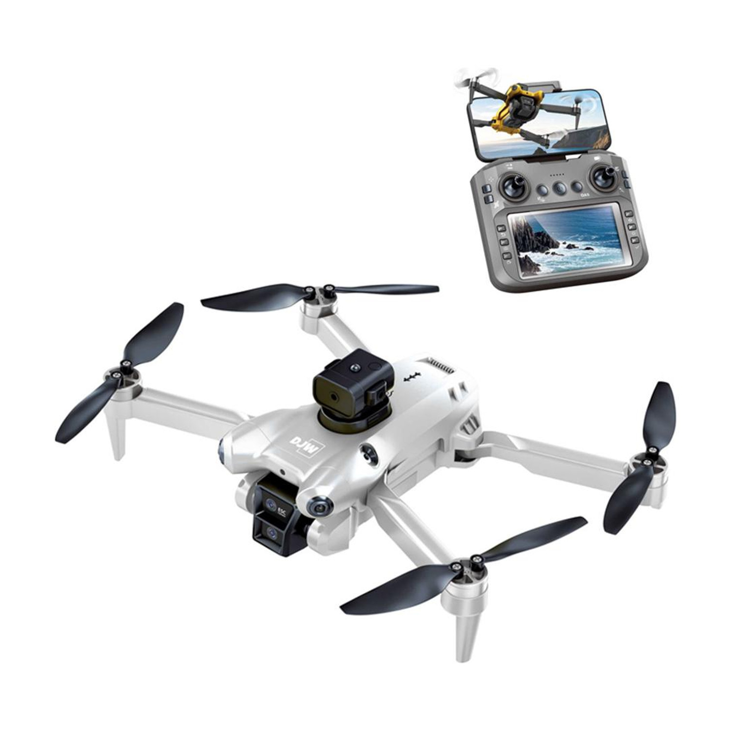 PAPASpace DJW M4 Ultra 4K Foldable Drone - Image 1