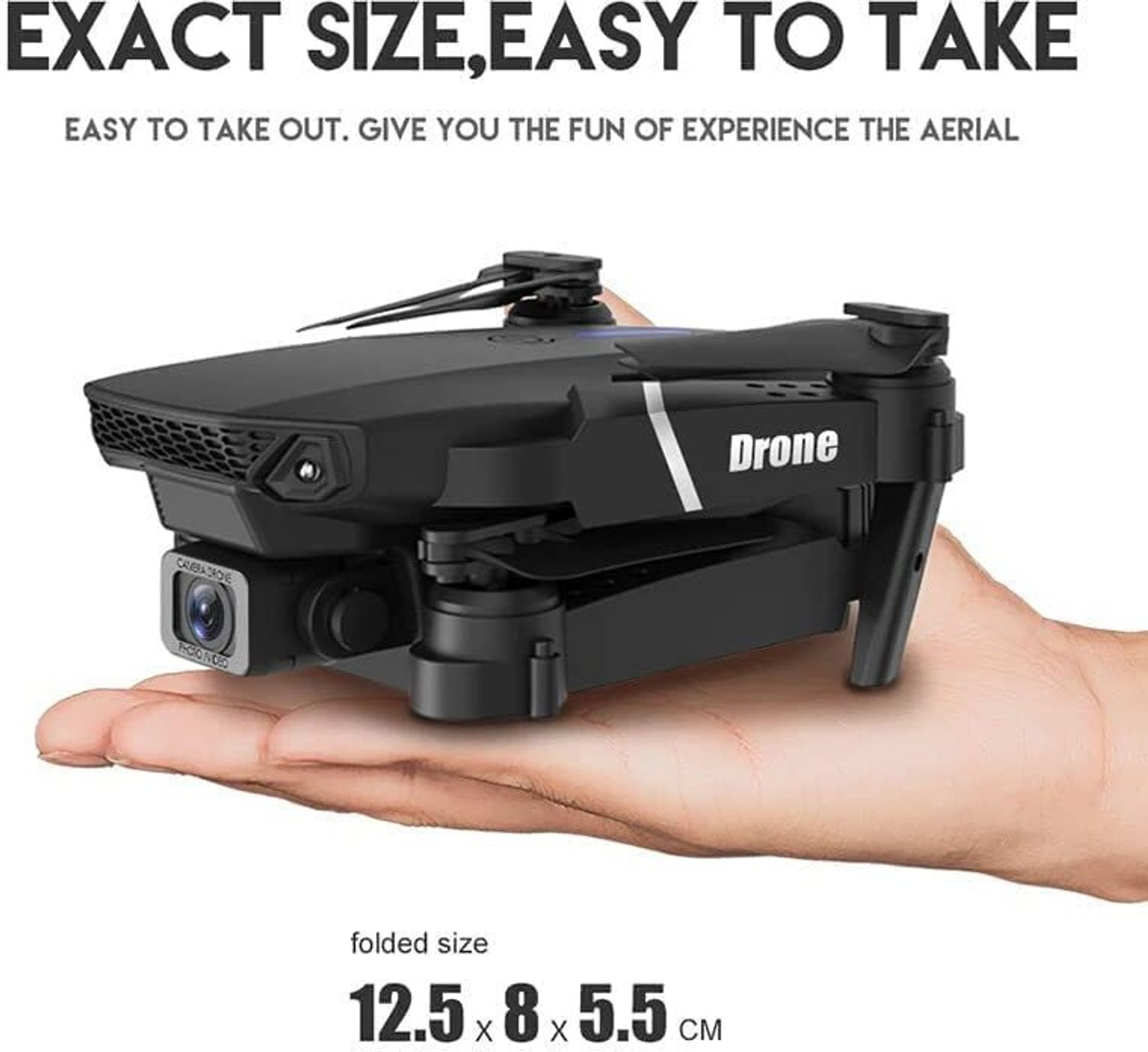 Image of ShivhershivEnterprise Drone With Camera Foldable One Key Take Off /Landing Drone Drone