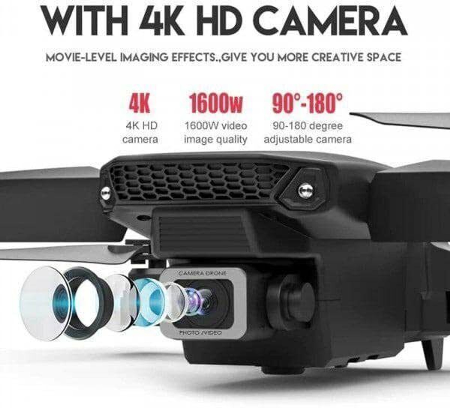 Image of Gabbar Drone With Camera For Adults 4K /6K HD Drone