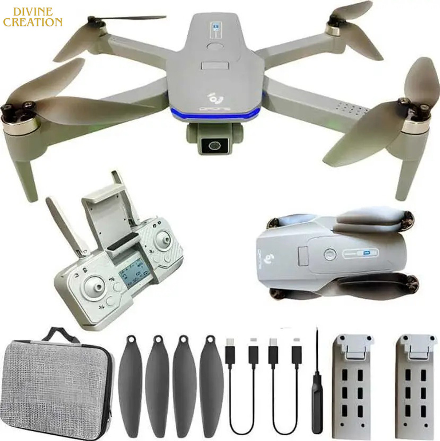 Image of PTCMart Drone J1 Avoidance Obstacles 1080P HQ Camera with Selfie 360 Flip Mode Foldable Drone