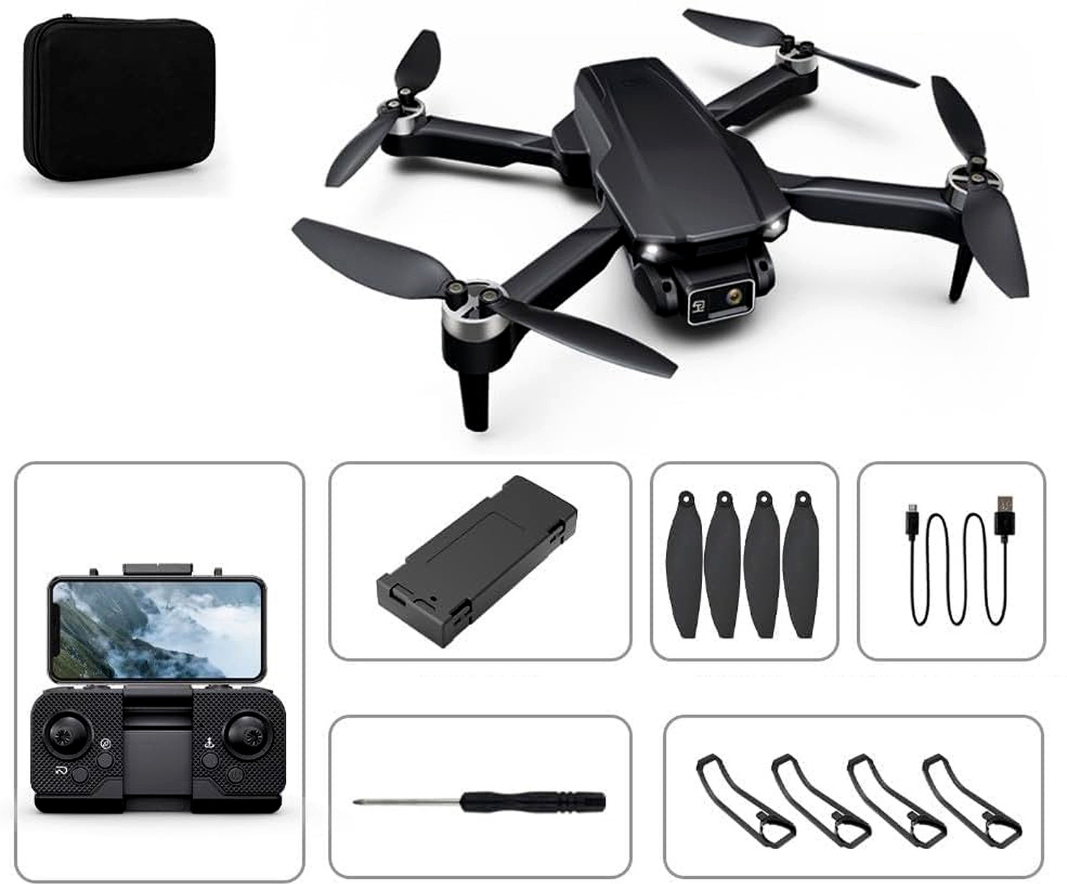 Image of Danae E88 Pro Drone 4k HD foldable Drone With Camera 4k HD Mini 720p Live Video Drone Drone