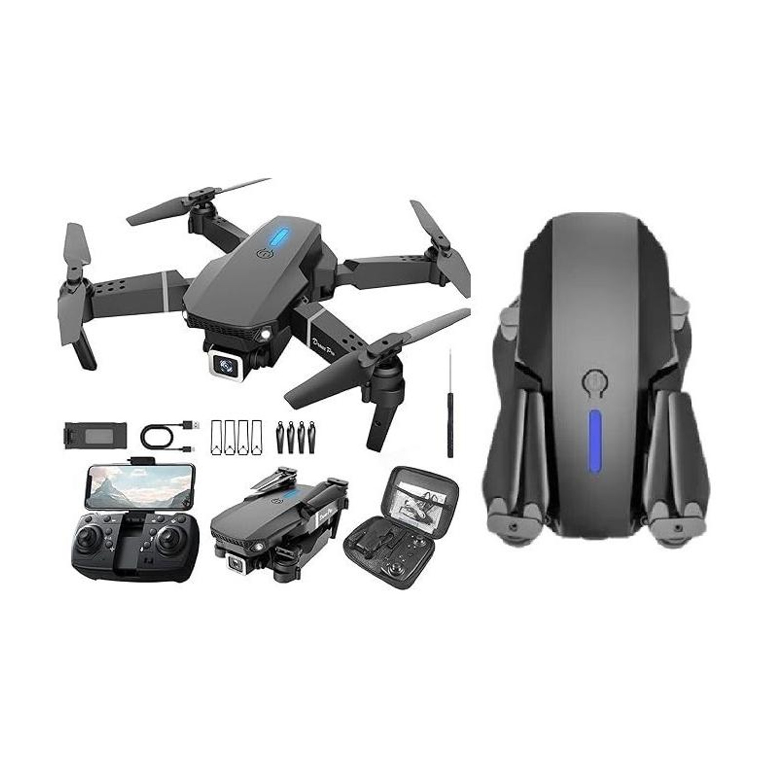Dhruviyatik E88 Pro Falcon 4K Drone - Image 6
