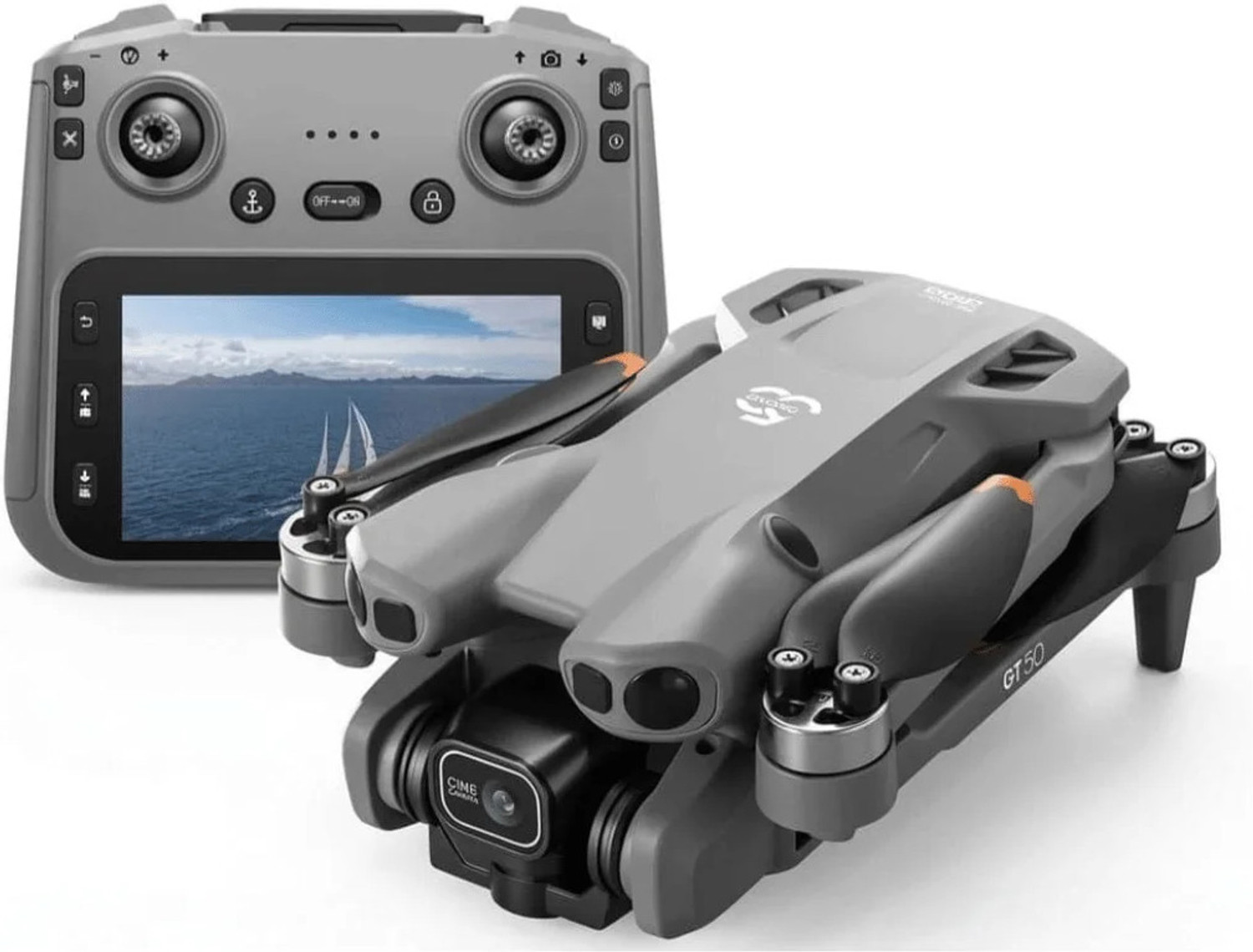 Image of Divine creation GT50 Pro Foldable 4K GPS Smart Drone with HD Camera,Optical Flow Positioning C2 Drone