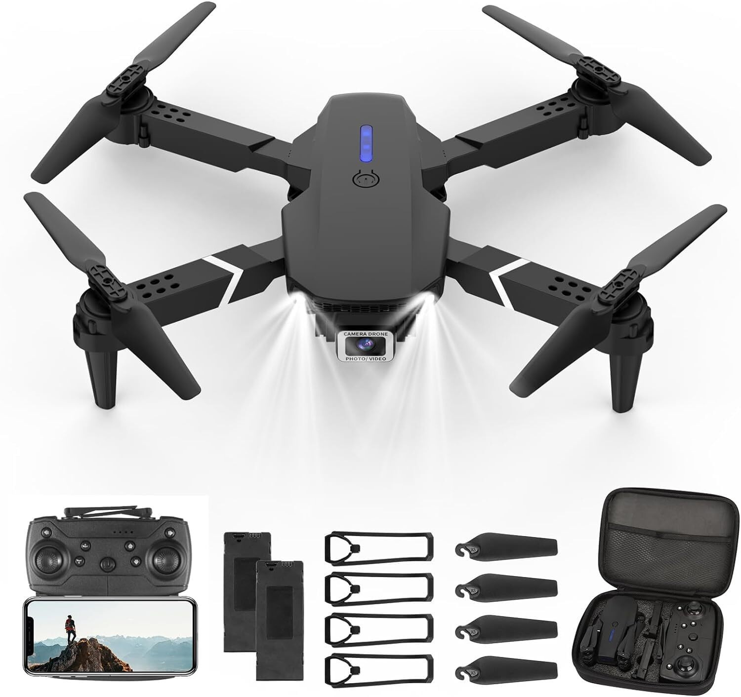 Kapi Drone with HD Dual Camera Brushless Motor - Image 1