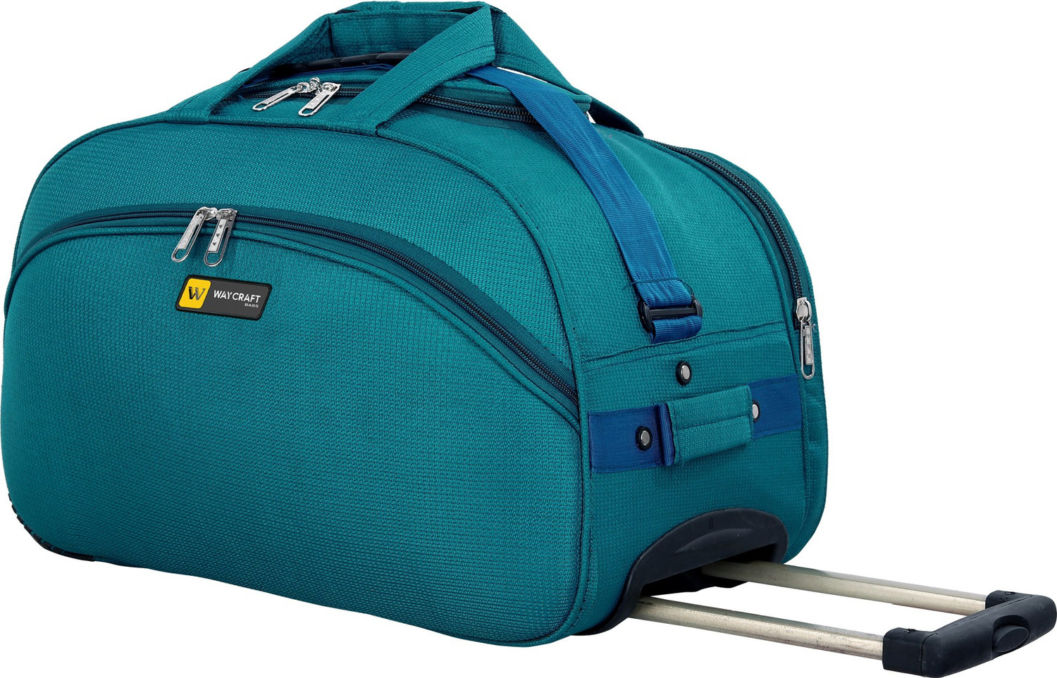 Image of Axen 60 L Strolley Duffel Bag - Combo Set of 3 Unisex Soft Body Luggage Bag, Medium (54 Cm) Travel Duffel Bag - Blue, Brown, Red - Large Capacity