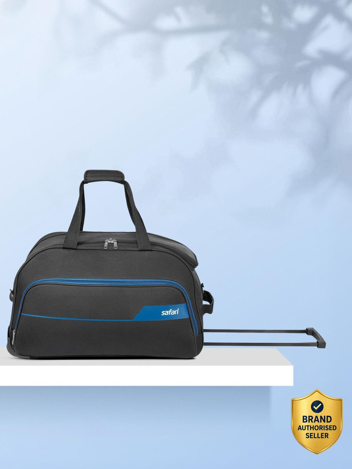 Image of NOVEX 52 L Strolley Duffel Bag - Solo - Blue - Regular Capacity