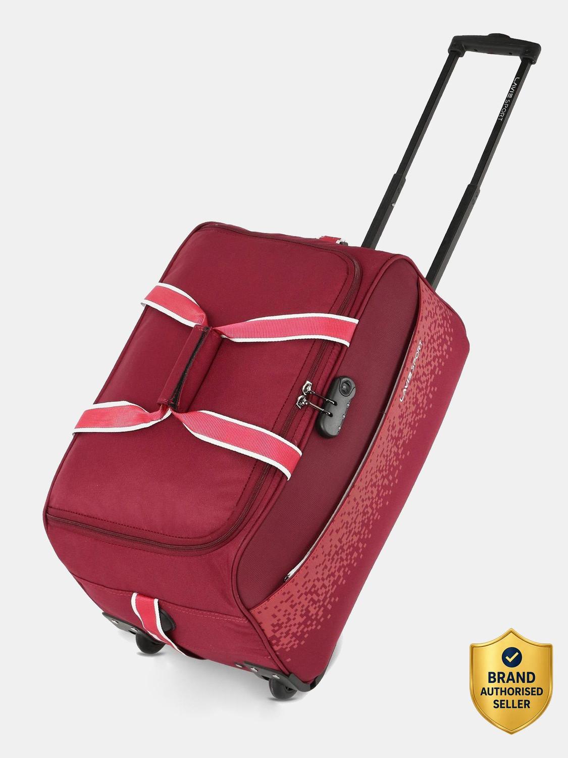Image of CARLTON LONDON 65 L Hand Duffel Bag - FoldAll-Hanging Suit Convertible Large Duffle Bag - Grey - Large Capacity