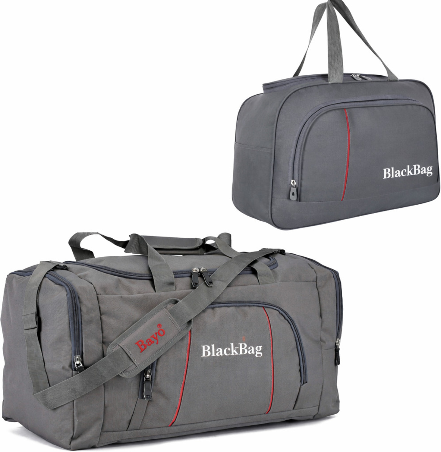 Image of CARLTON LONDON 65 L Hand Duffel Bag - FoldAll-Hanging Suit Convertible Large Duffle Bag - Blue - Large Capacity