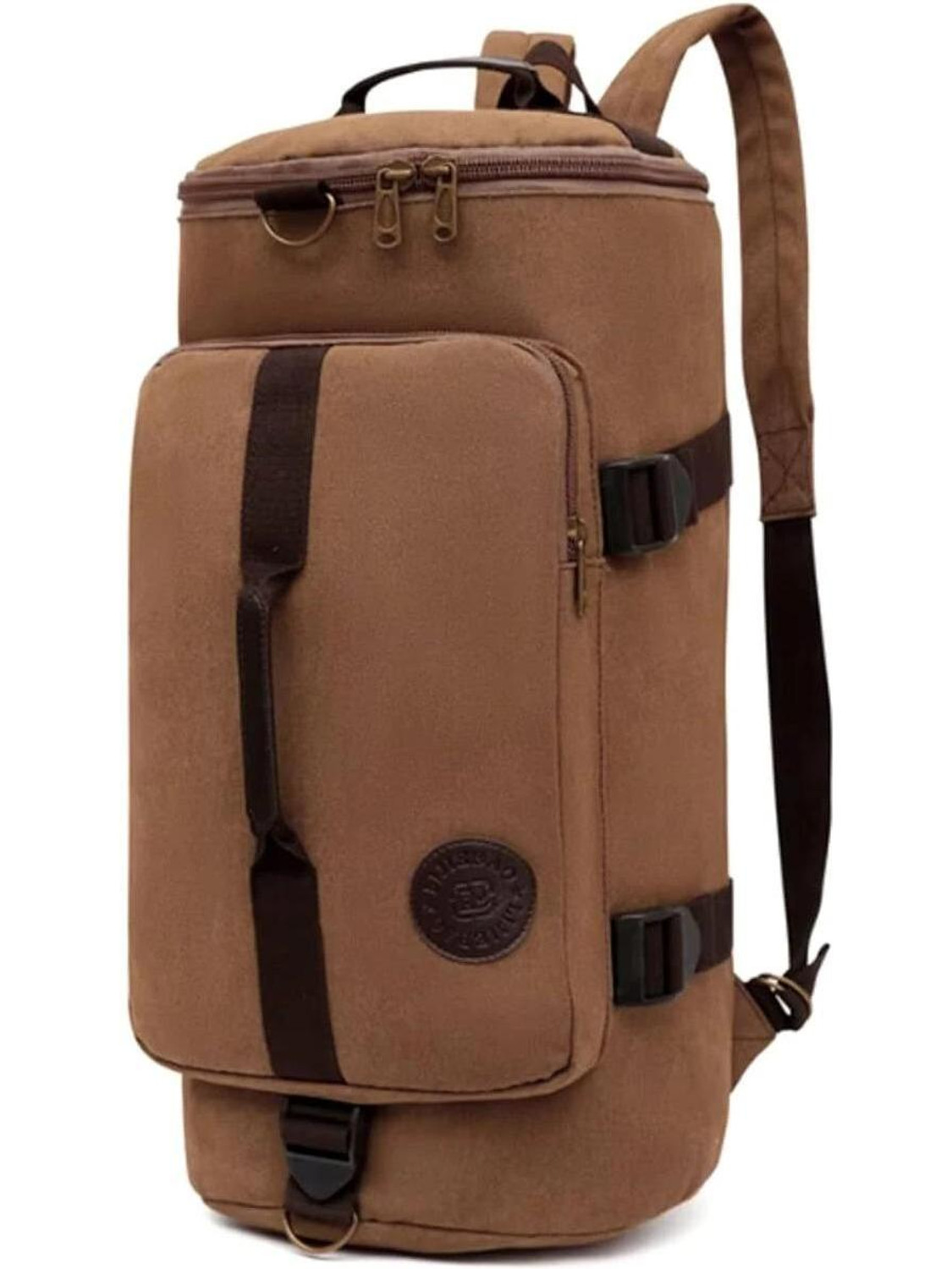 KARRIER Brown Gym Duffel Bag - Image 6