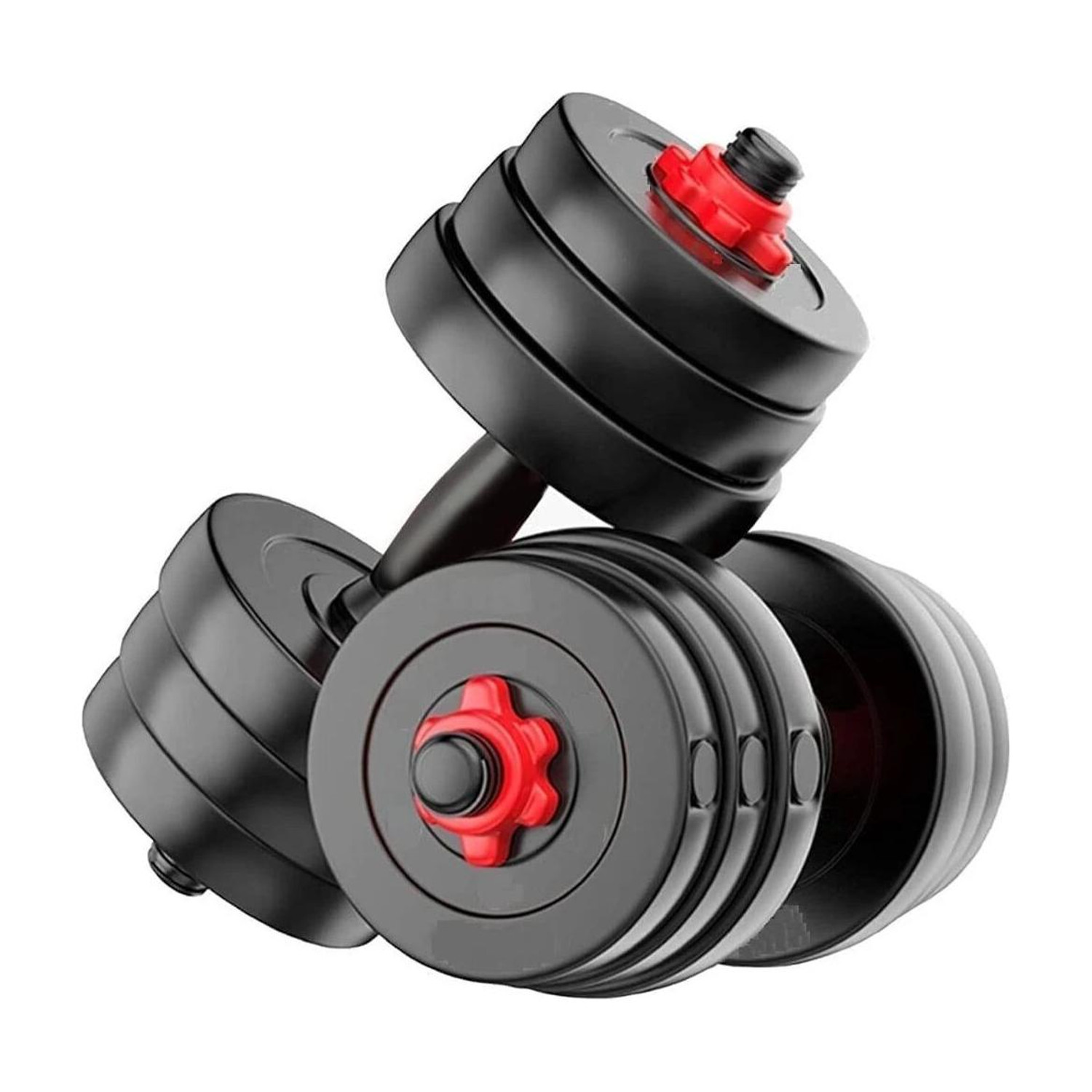 Image of Sports Era Exclusive Quality Rubber Dumbbell Set Of (2.5 kg X 2) Fixed Weight Dumbbell (5 kg)