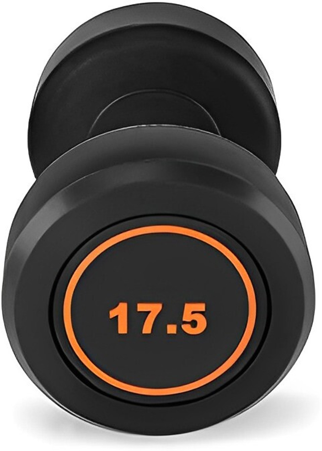 Image of Draven Iron Casting Rubber Coated Gym & home Round Dumbbell Highly Durable 17.5*2=35KG Fixed Weight Dumbbell (17.5 kg)