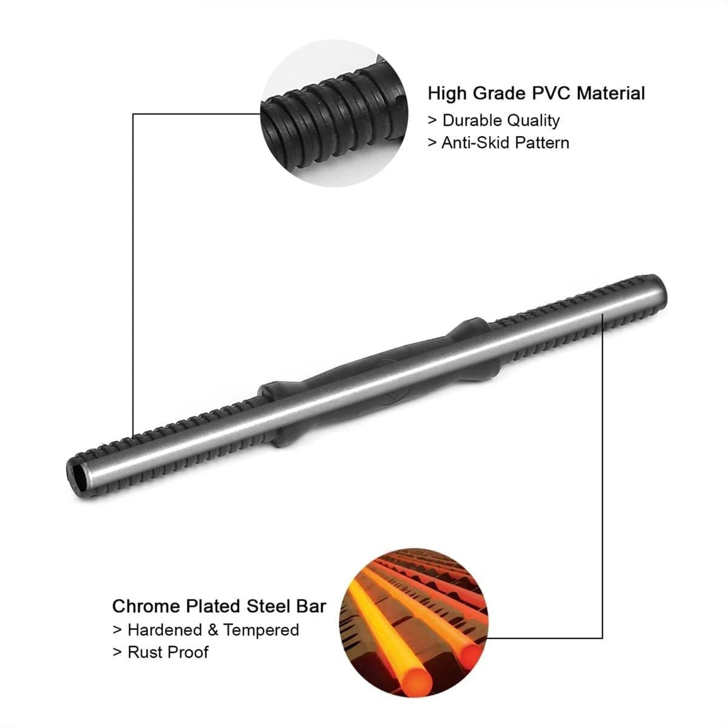 Image of BELLATRIX X Pvc 20 Kg (2 Kg X 4 + 3 Kg X 4 ) (20 kg) Adjustable Dumbbell Adjustable Dumbbell (20 kg)