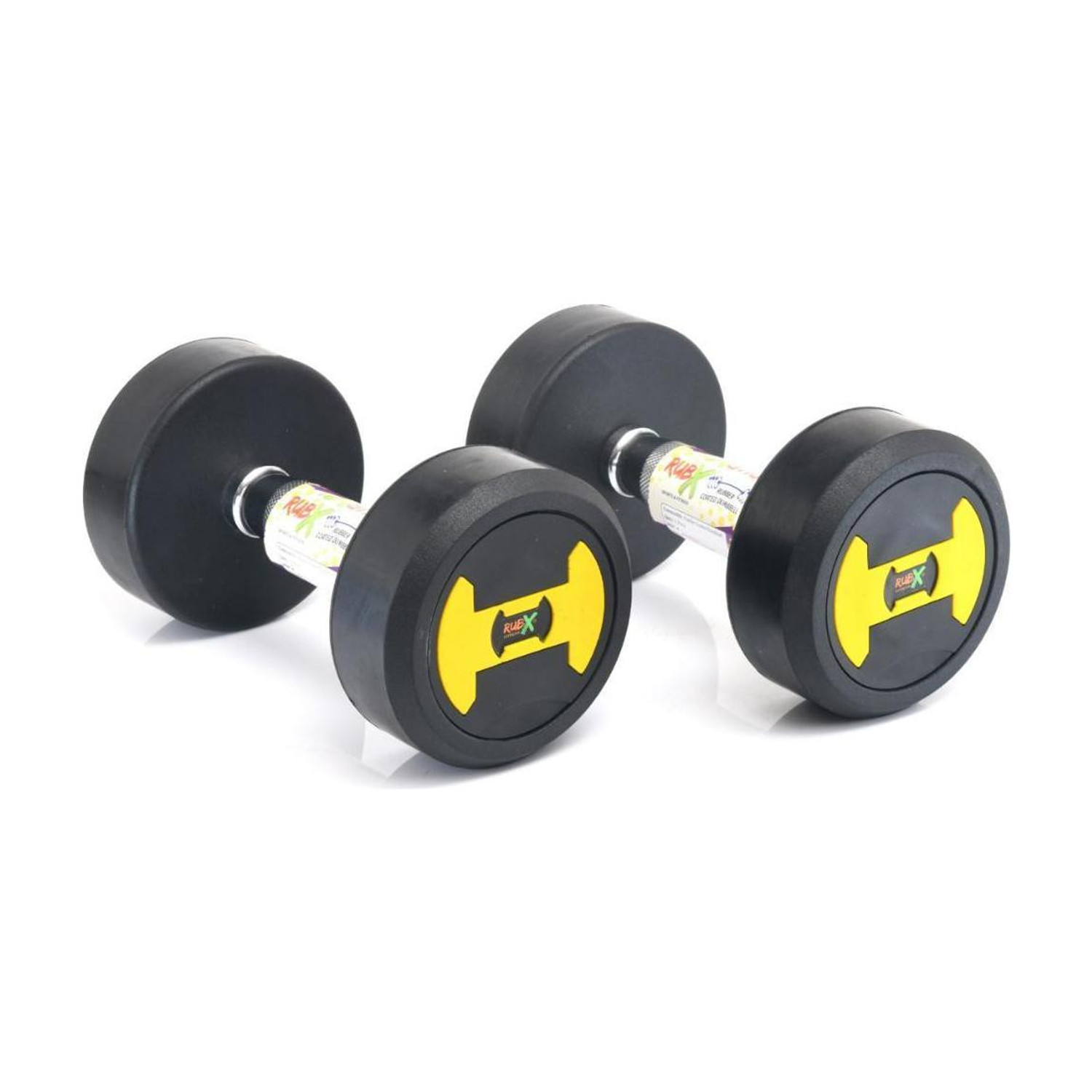 Image of GTX STEEL ROUND DUMBBELLS 20KG Fixed Weight Dumbbell (20 kg)