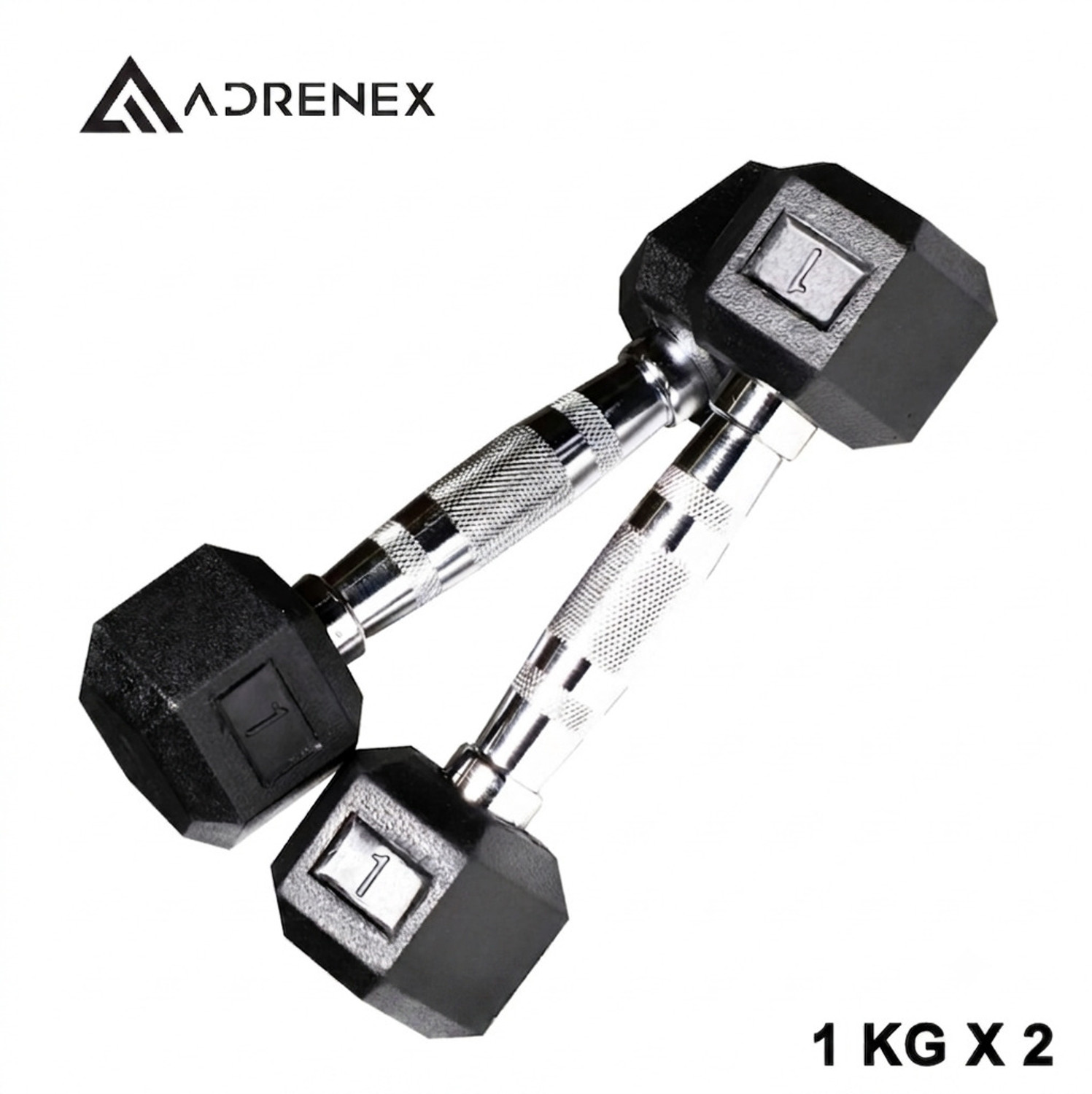 Image of Fitness Kart Premium Vinyl Dumbbell for Men & Women (2 KG x 1) Fixed Weight Dumbbell (2 kg)