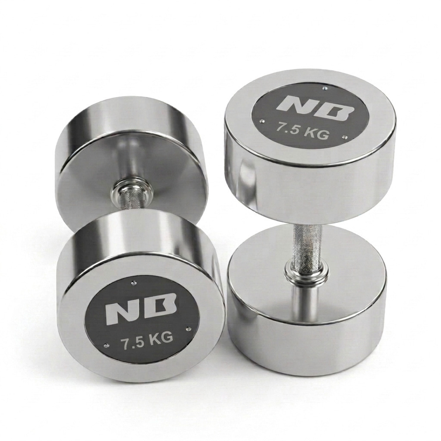 National Bodyline NB-DB04 7.5KG Chrome Dumbbells - Image 6
