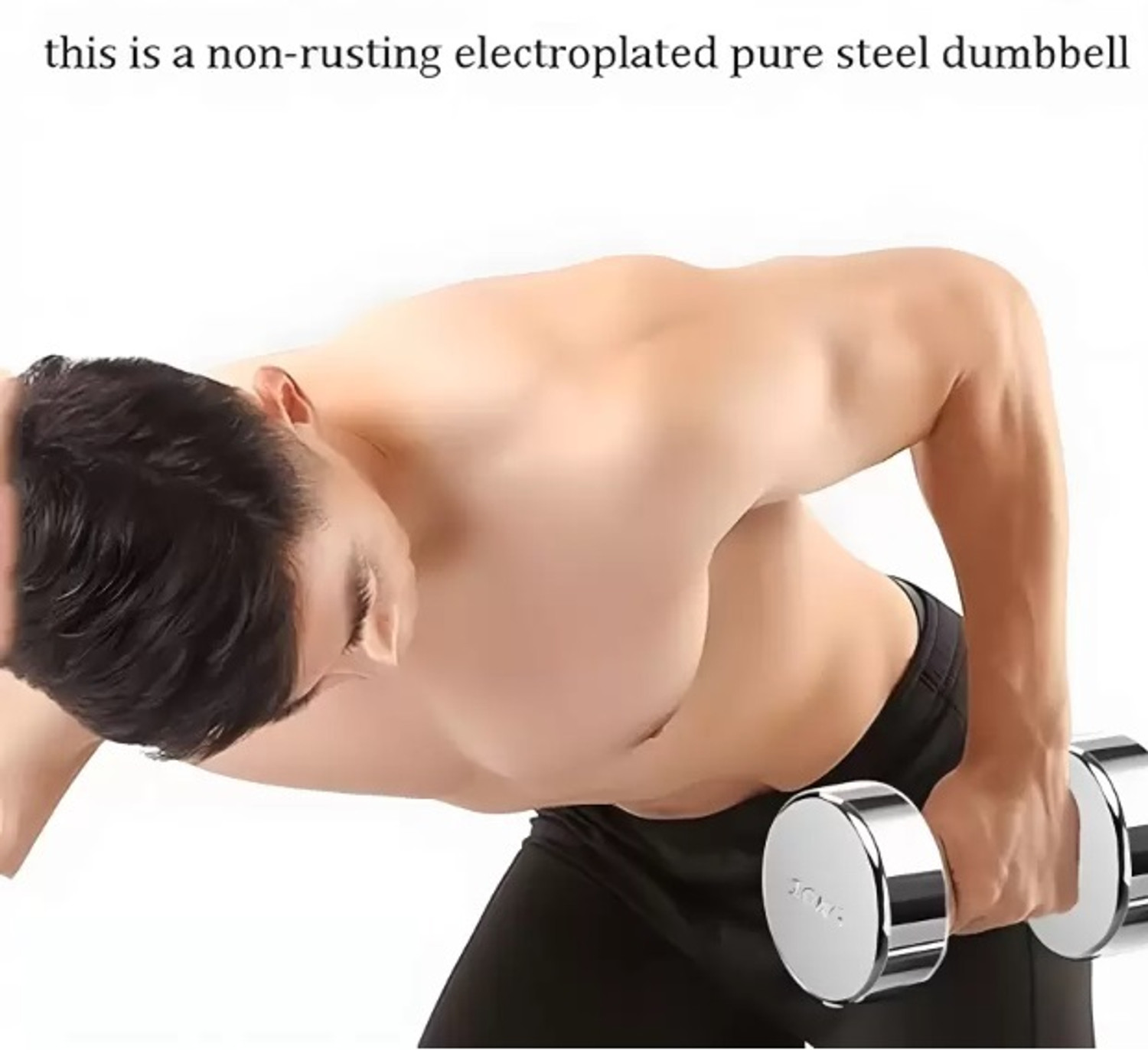 Image of Sports Era Steel Dumbbells (4 kg X 2) 8 kg Set, Fitness Heavy Duty Solid Adjustable Dumbbell (8 kg)
