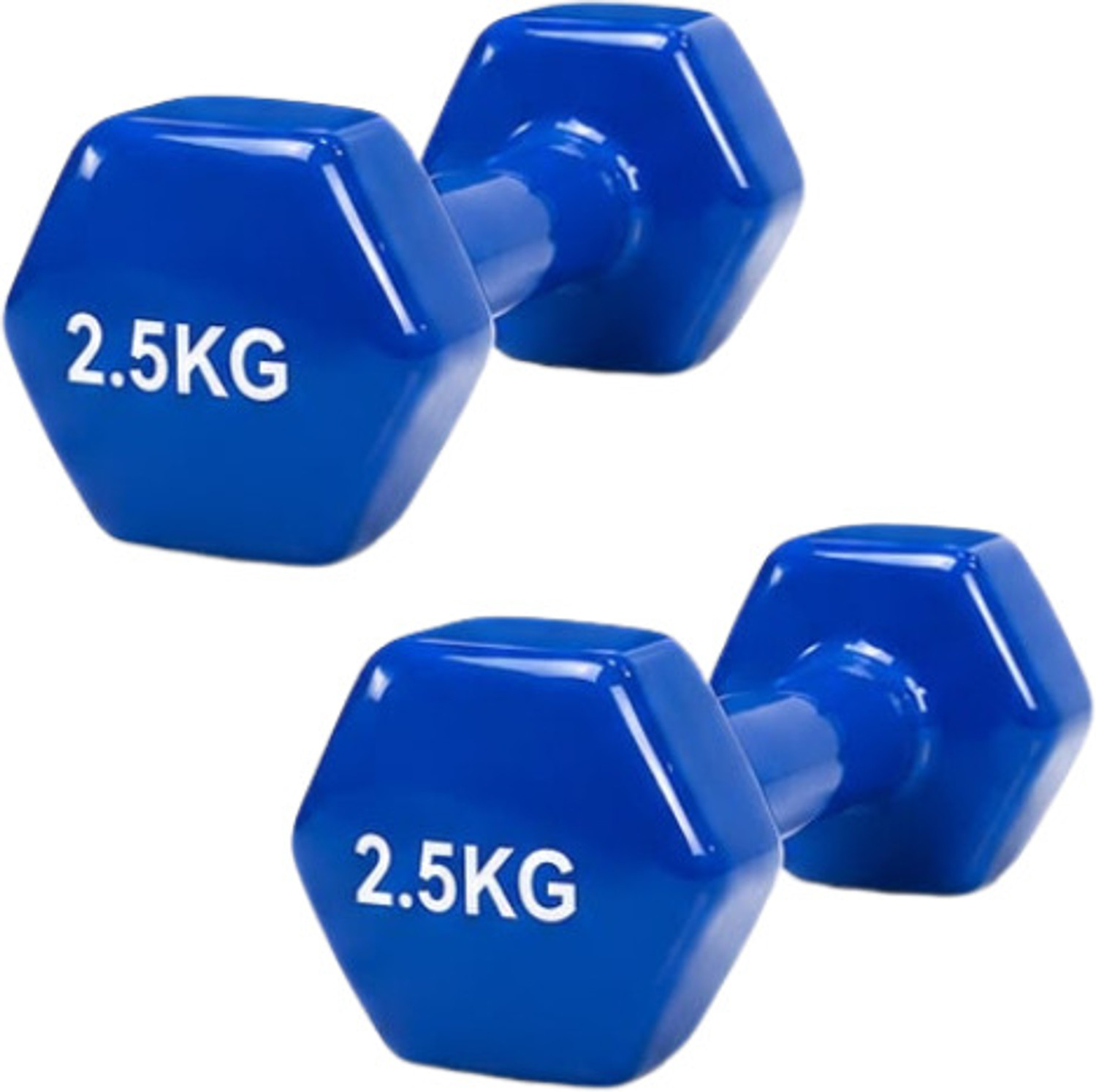 Image of Sports Era Exclusive Quality Rubber Dumbbell Set Of (2.5 kg X 2) Fixed Weight Dumbbell (5 kg)