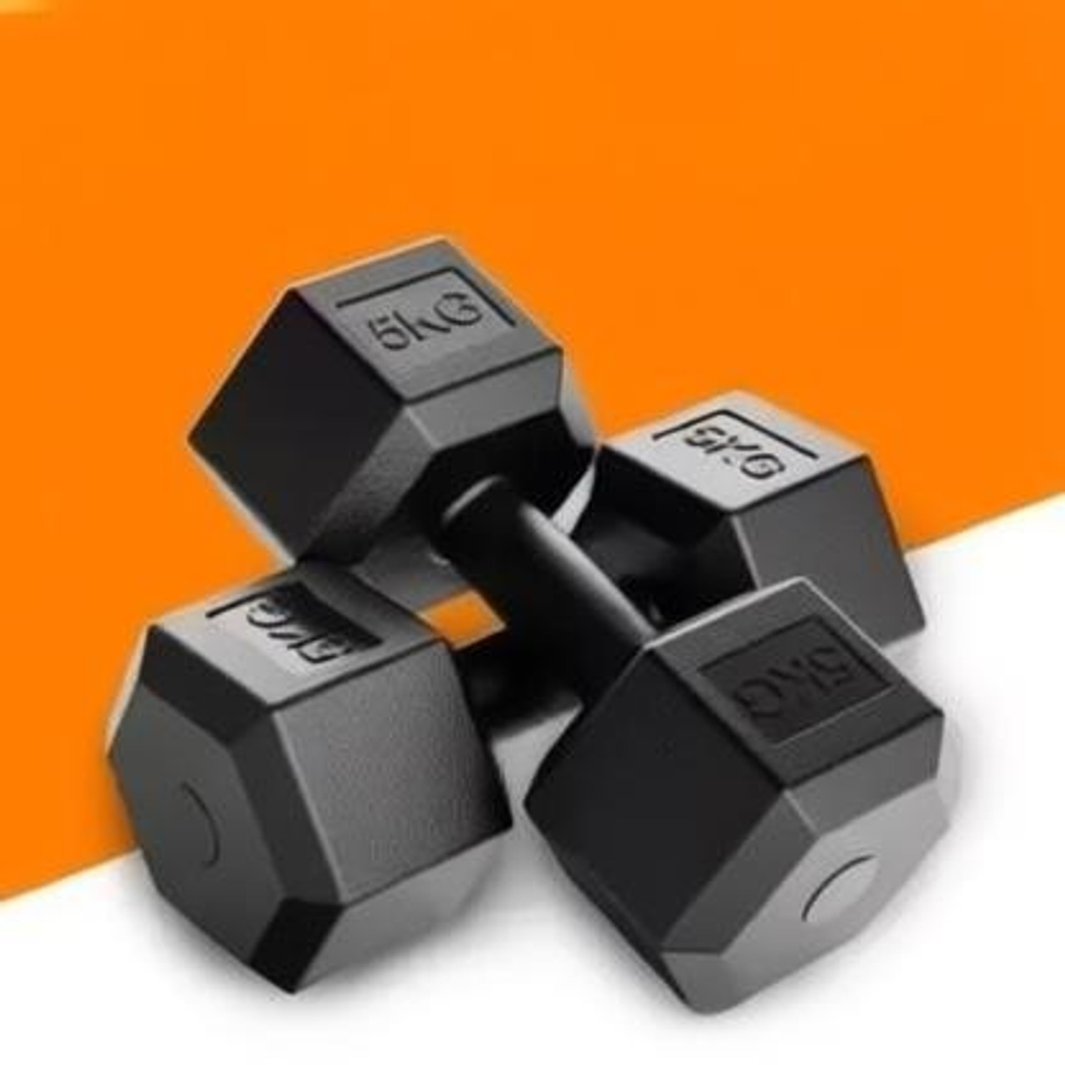 AS SPORTS 10kg Fixed Weight Dumbbell Pair - Image 1