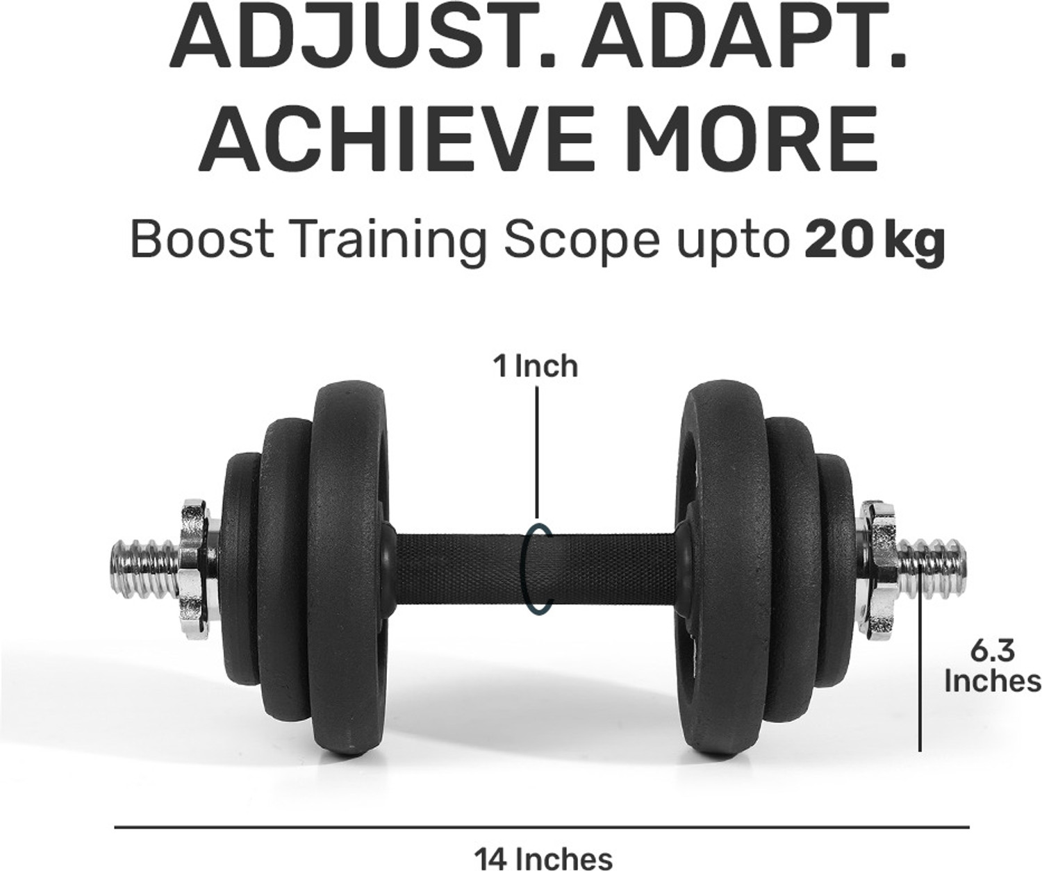 Image of The Cube Powerkit 20Kg Set Adjustable Dumbbell (20 kg)