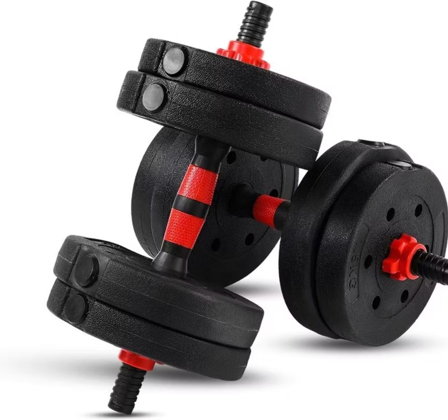 Image of Sporto Fitness 20 KG DUMBBELL BLACK Adjustable Dumbbell (20 kg)