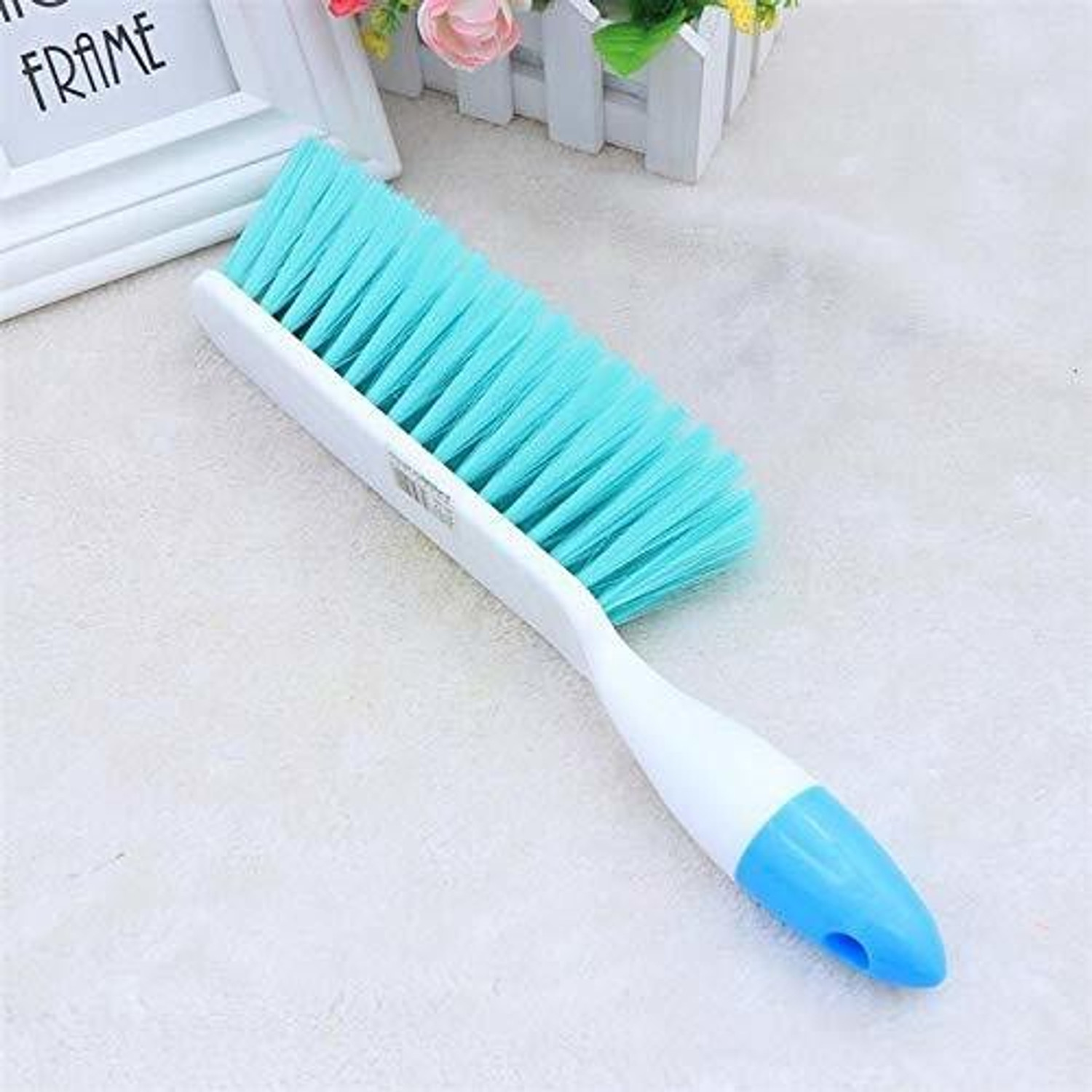 Image of KASHTHBHANJAN Self-Cleaning Anti-Static Massage Comb - 4-in-1 Detangling Hairbrush Plastic Wet Brush (Multicolor)
