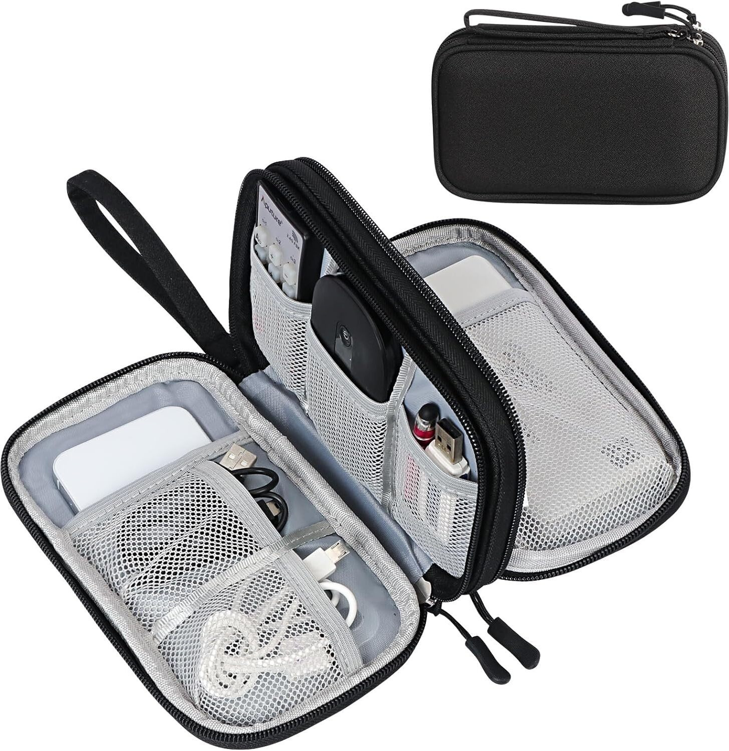 Image of BAGLIX Travel Organizer Bags Set of 6 | Packing Cubes for Luggage & Suitcase B70 (Black)