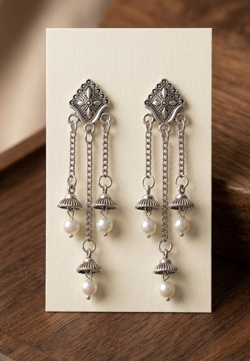 Image of LURESH Korean earrings Crystal Alloy Drops & Danglers