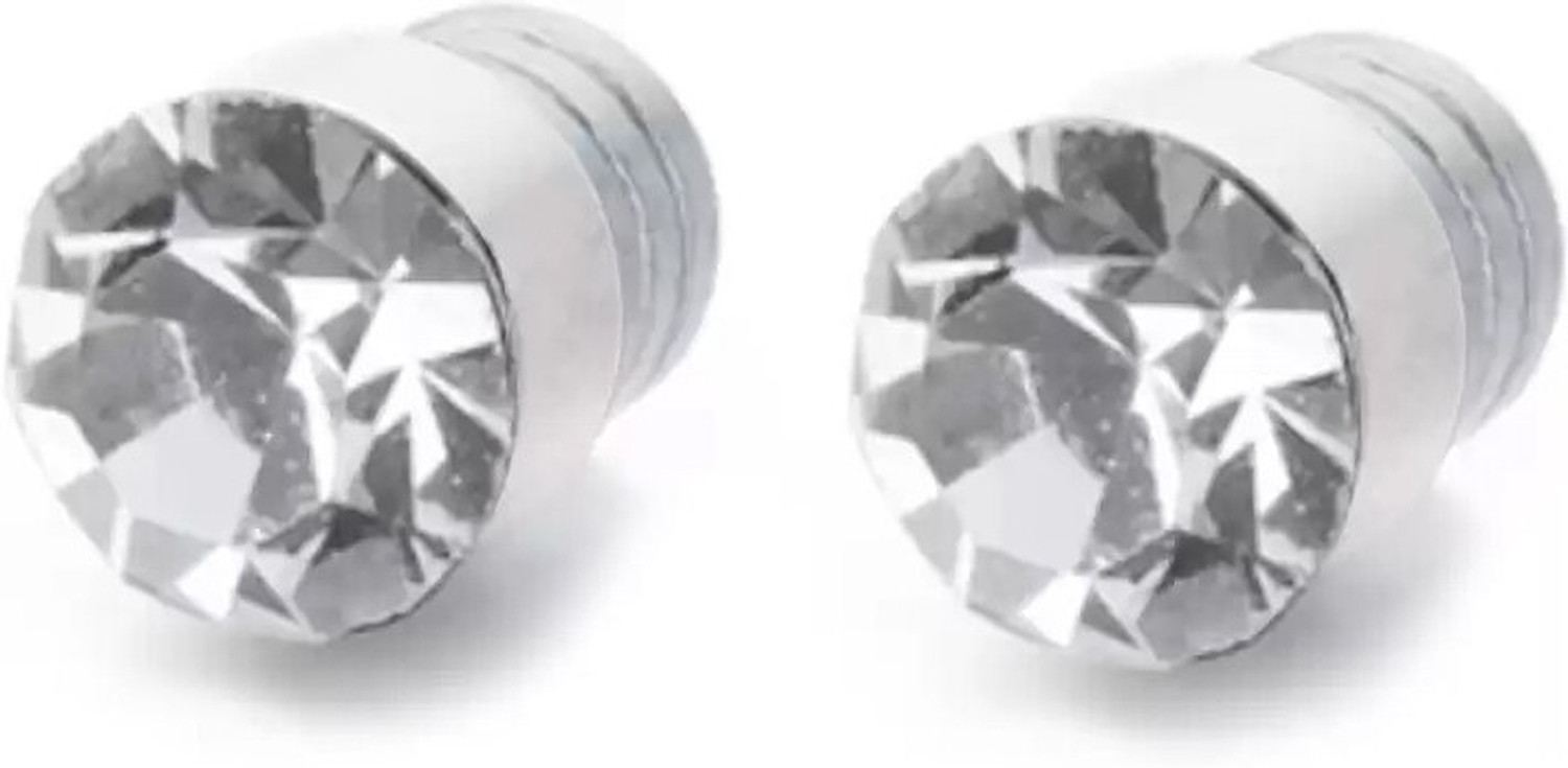 Shashank Soul Silver Magnetic Stud Earrings 4mm - Image 1
