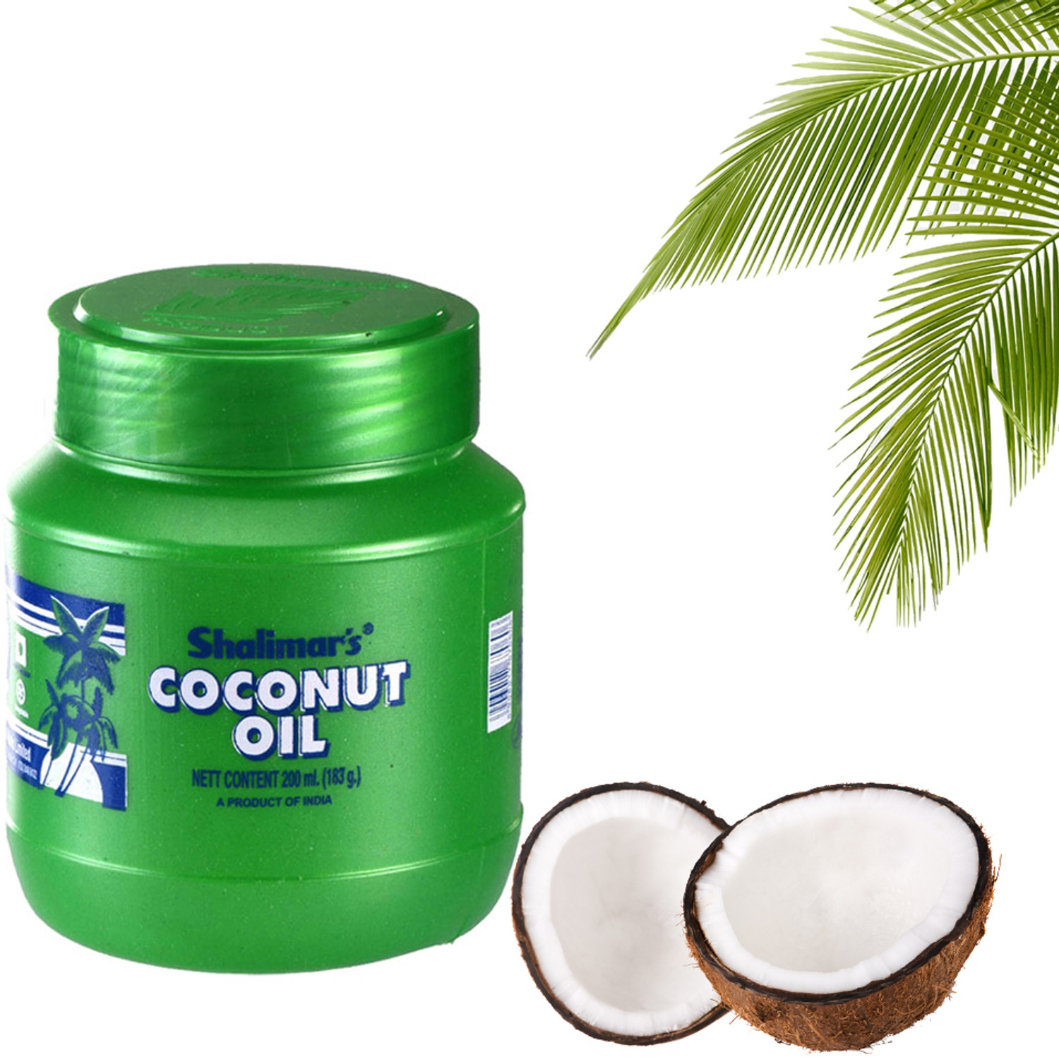 Image of SHALIMARS Coconut oil WM 200ml*2 Coconut Oil (2 x 200 ml)