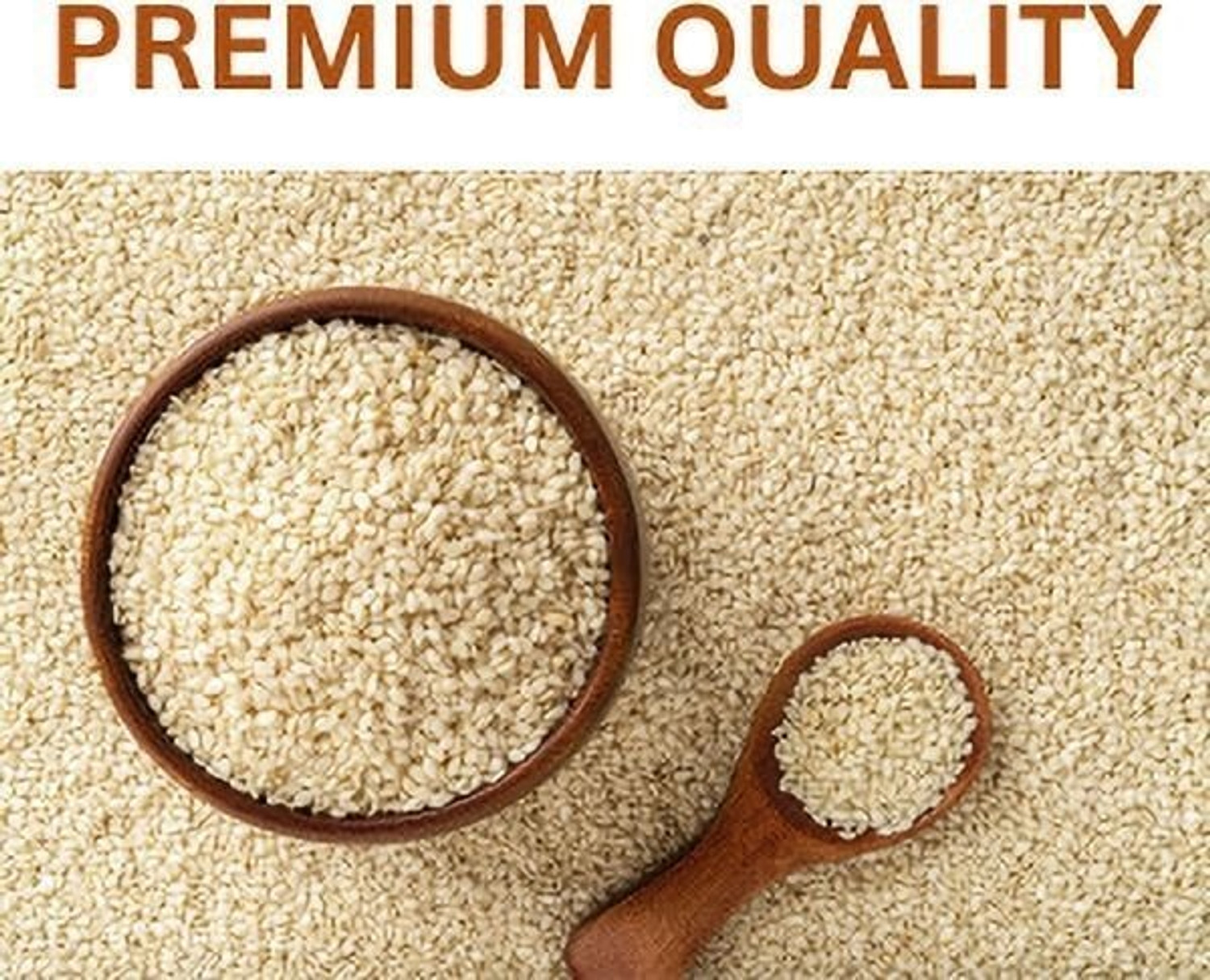 Image of BOKF Til Seeds for Eating, Unroasted White Sesame Seeds (1 kg)