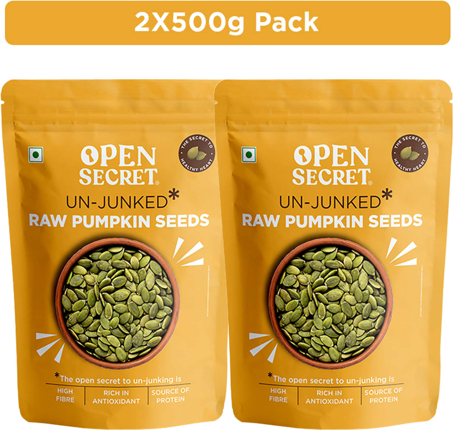 Image of PROTIUM Pumpkin Seeds | Raw Edible Seeds | Rich in Magnesium & Antioxidants Pumpkin Seeds (250 g)