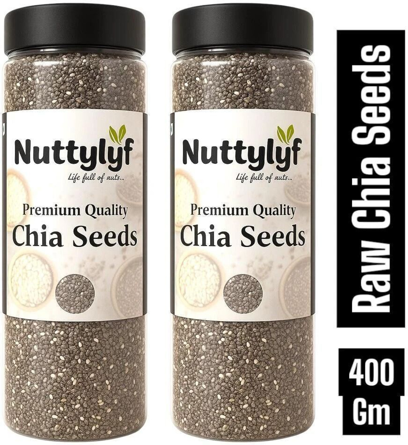 Image of Yajurveda Raw Chia Seeds For Eating Unroasted chia Seeds Immunity Booster, Weight loss Chia Seeds (1 kg)