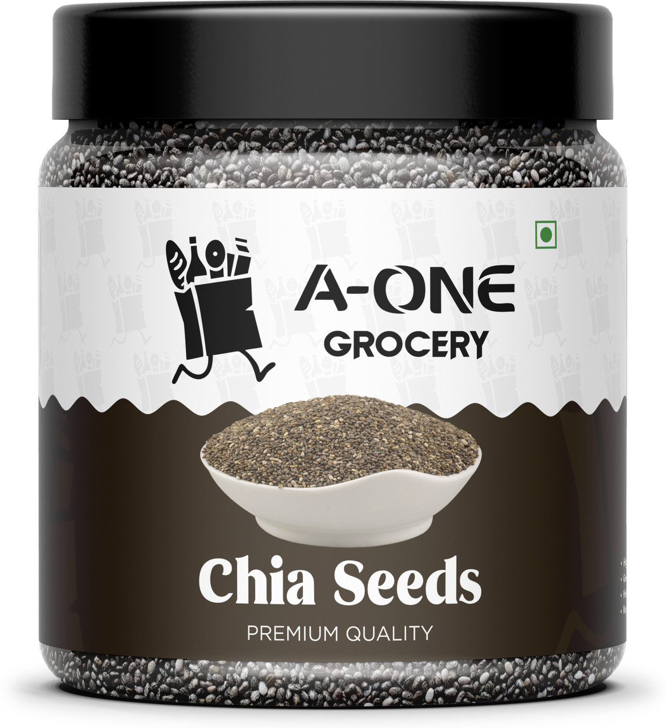 Image of Yajurveda Raw Chia Seeds For Eating Unroasted chia Seeds Immunity Booster, Weight loss Chia Seeds (1 kg)