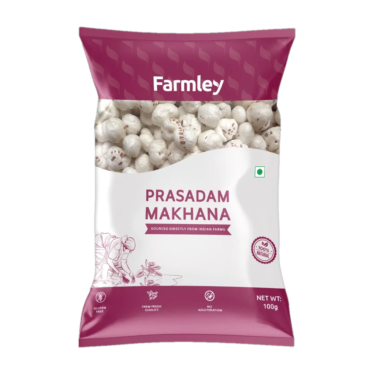 Farmley Makhana Lotus Seeds 100g