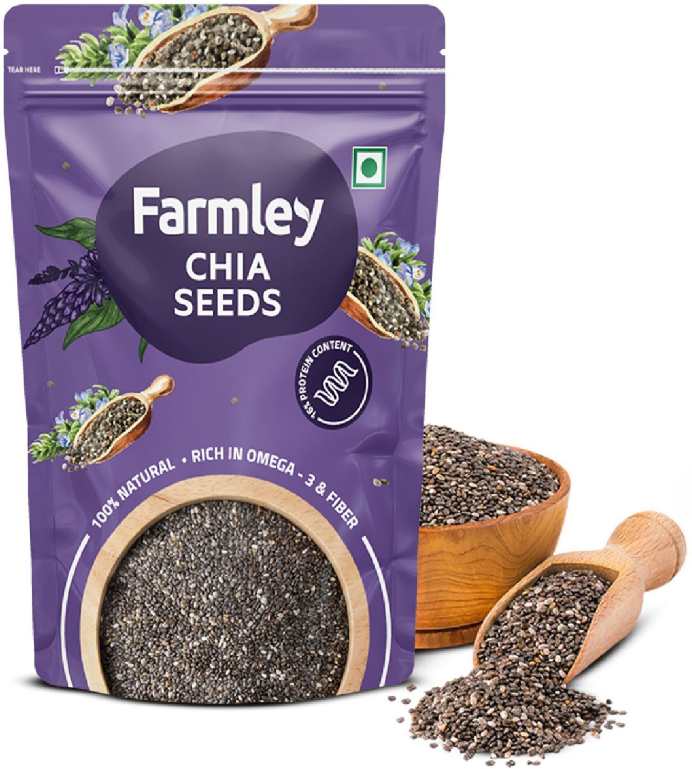 Image of Tata Sampann Premium Chia Seeds (500 g)