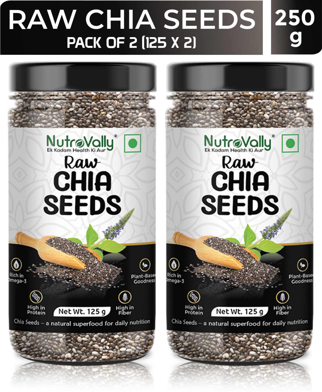 Image of Tata Sampann Premium Chia Seeds (500 g)