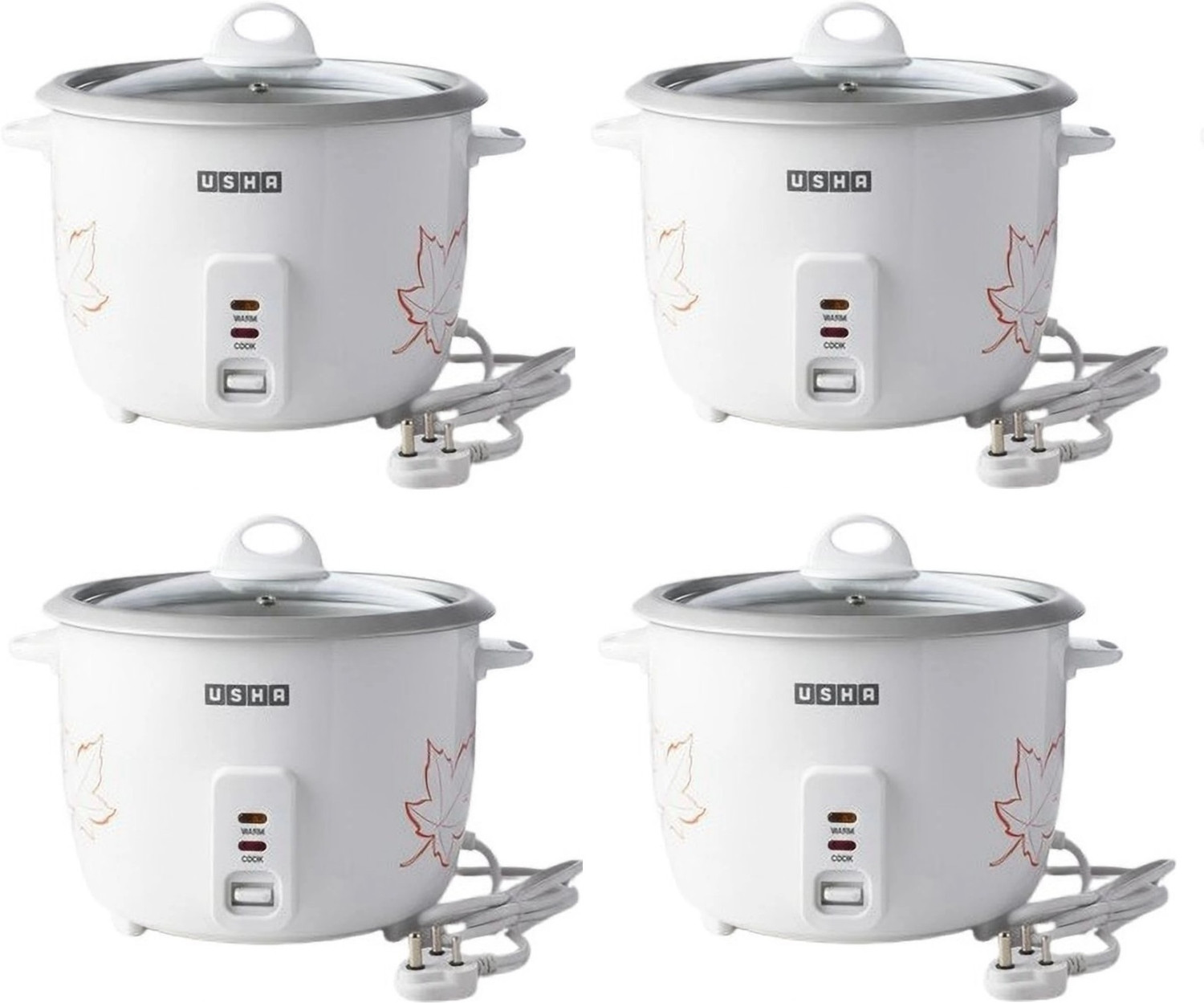 USHA RC18GS1 ( Pack of 4 ) Electric Rice Cooker