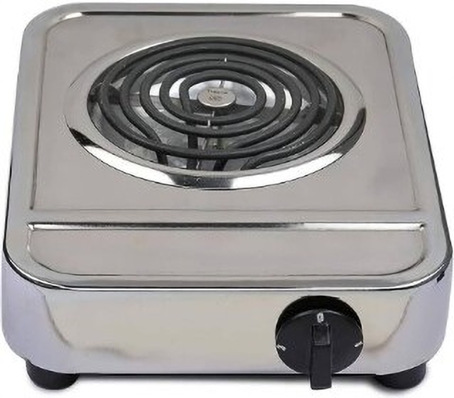 Image of Orbon Double Heavy Stainless Steel 1250 Watt + 2000 Watt Electric G Coil cooking Stove Electric Cooking Heater (2 Burner)