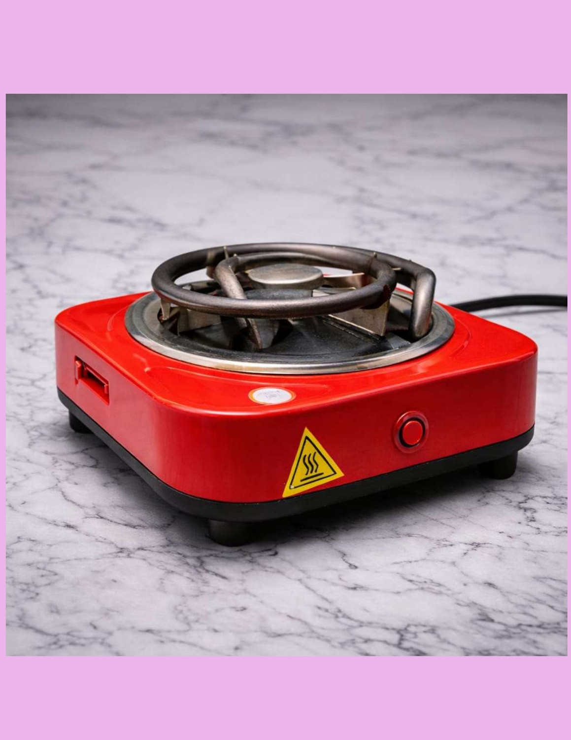 Image of QUALX VACCO Radiant Electric G Coil Hot Plate Cooking Stove Electric Cooking Heater (1 Burner)