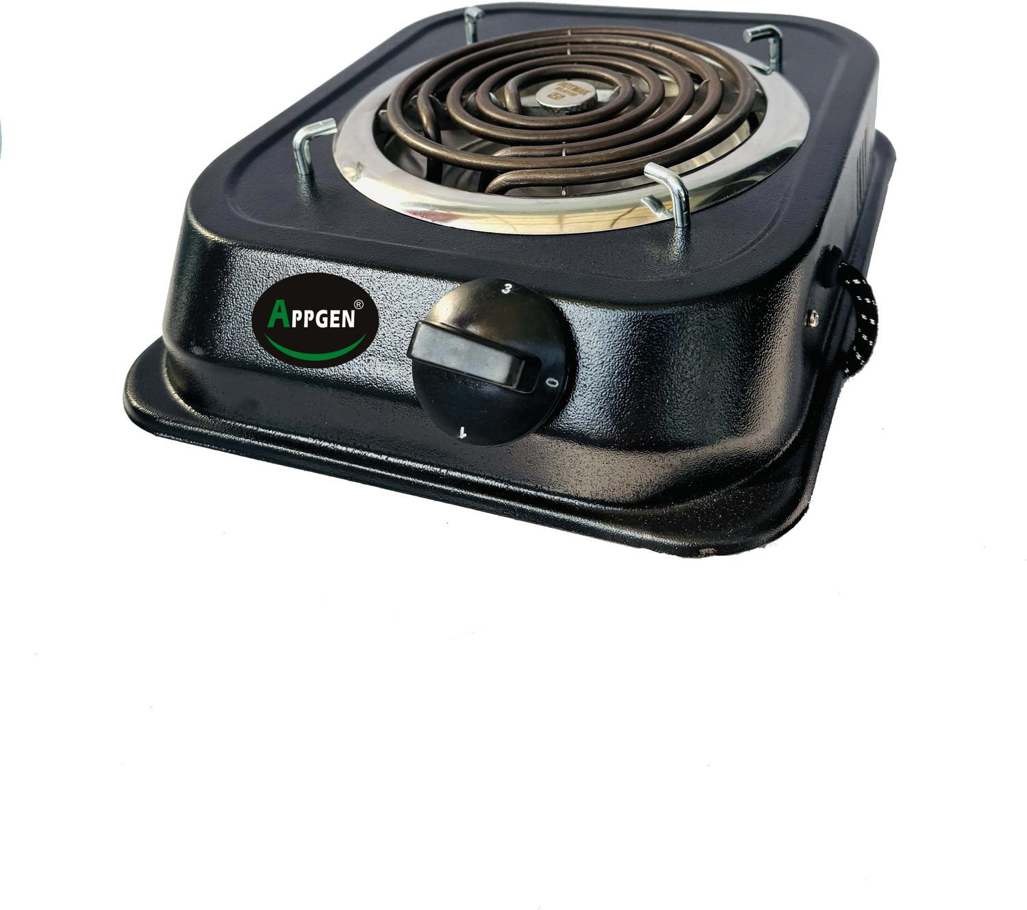 Image of Radhe 2000 W Radiant Cooktop Jog Dial (Silver, 2000W G Coil Hot Plate Cooking Induction Cooktop (Stainless Steel body))