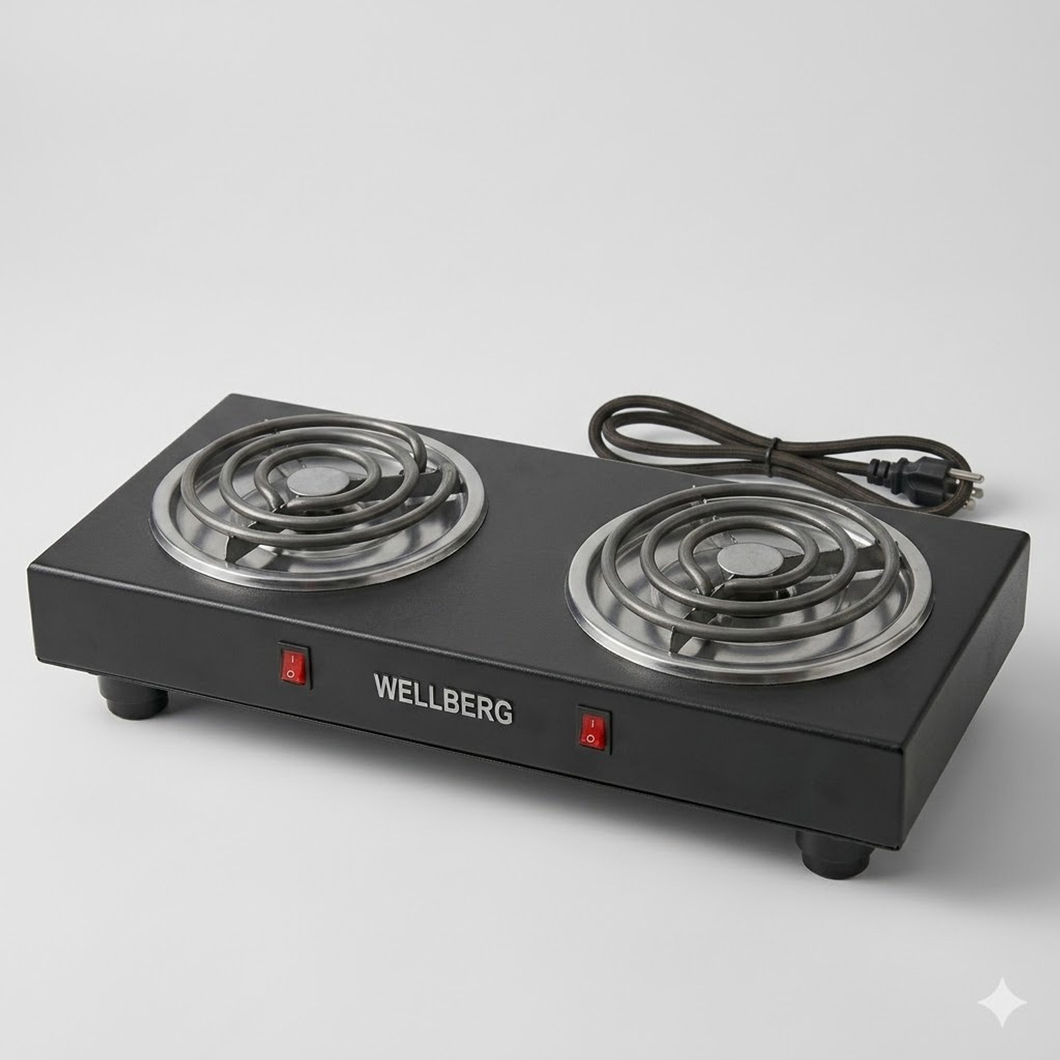 Image of Poweronic G COIL 1100+1100 COOKING HEATER 2 BURNER Electric Cooking Heater (2 Burner)